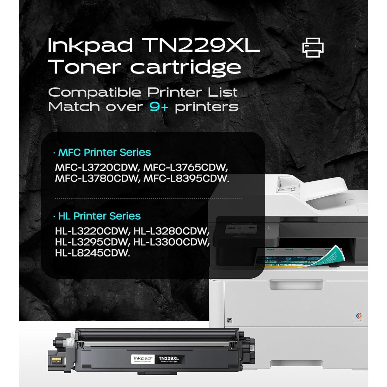 Cartuchos de Tóner Compatible iNKPAD TN229XL para Brother