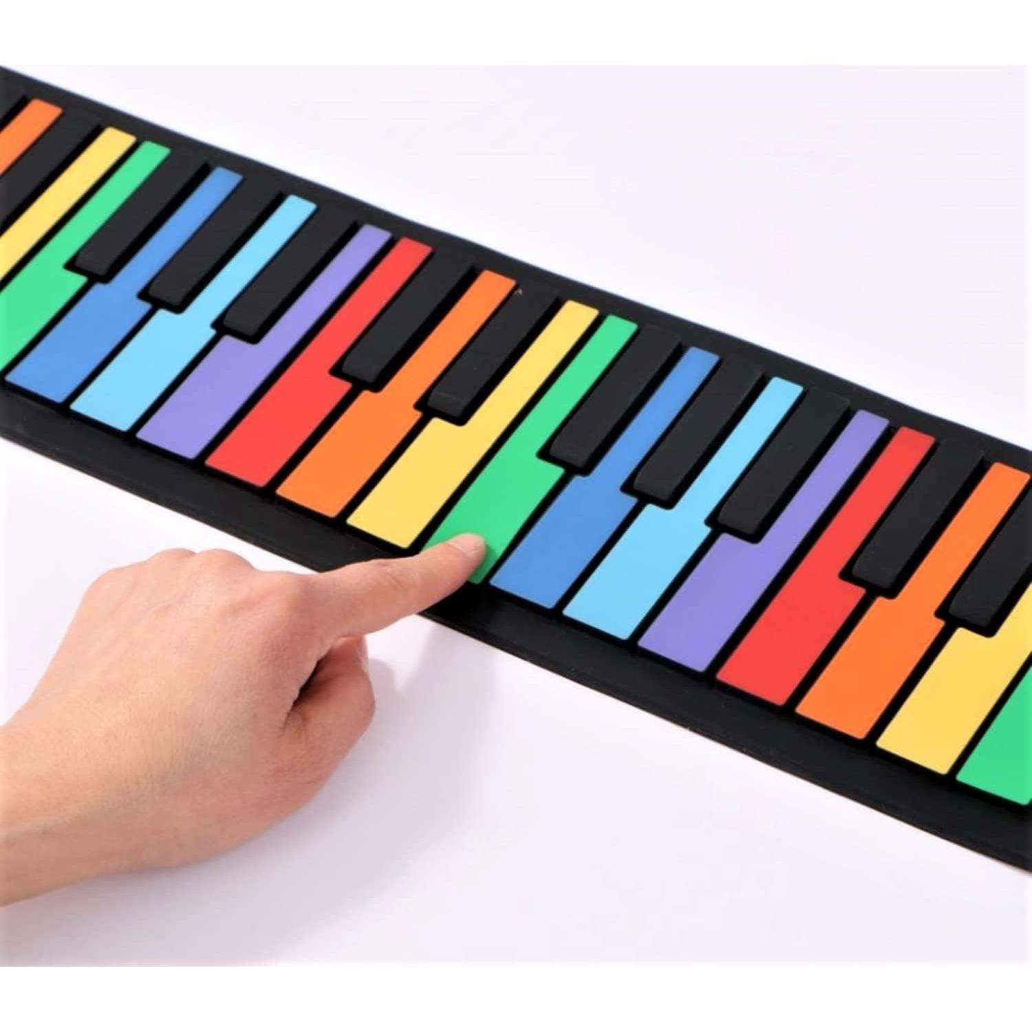 Piano Digital Plegable MAGICON US-49KEY 49 Teclas Arcoíris