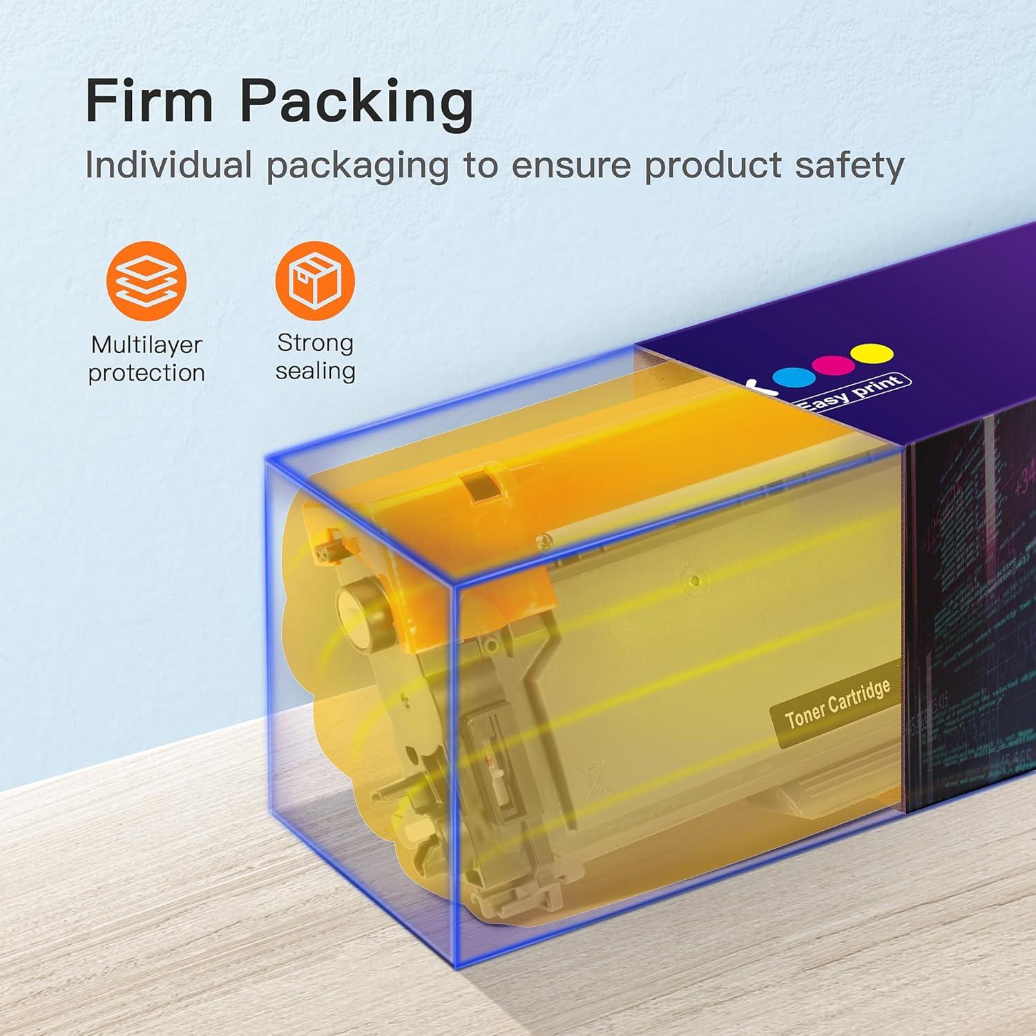 Cartuchos de tóner E-Z Ink TN450 para Brother - 4 Negro