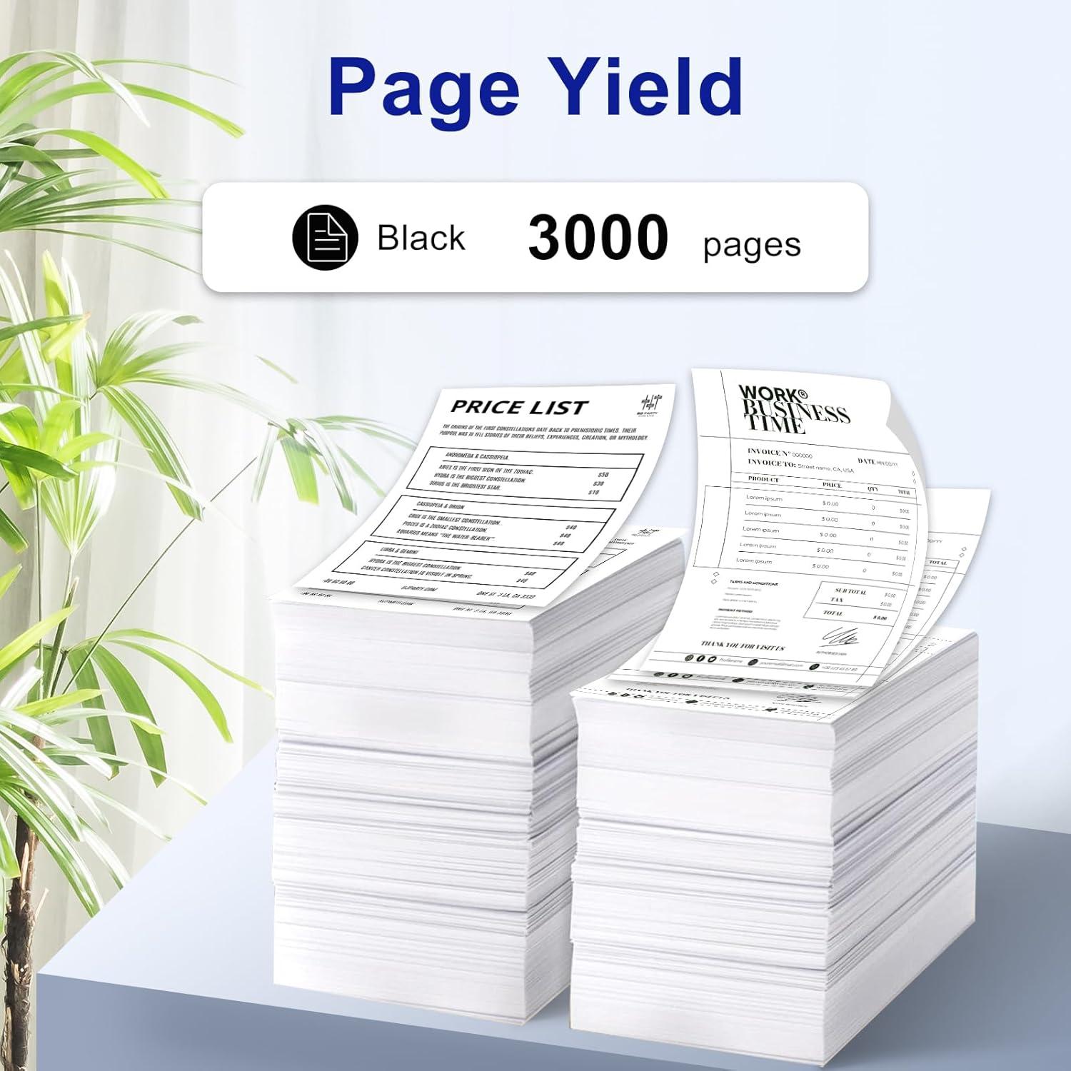 Tóner Compatible Gresinly TN830XL Negro 4-Pack para Brother