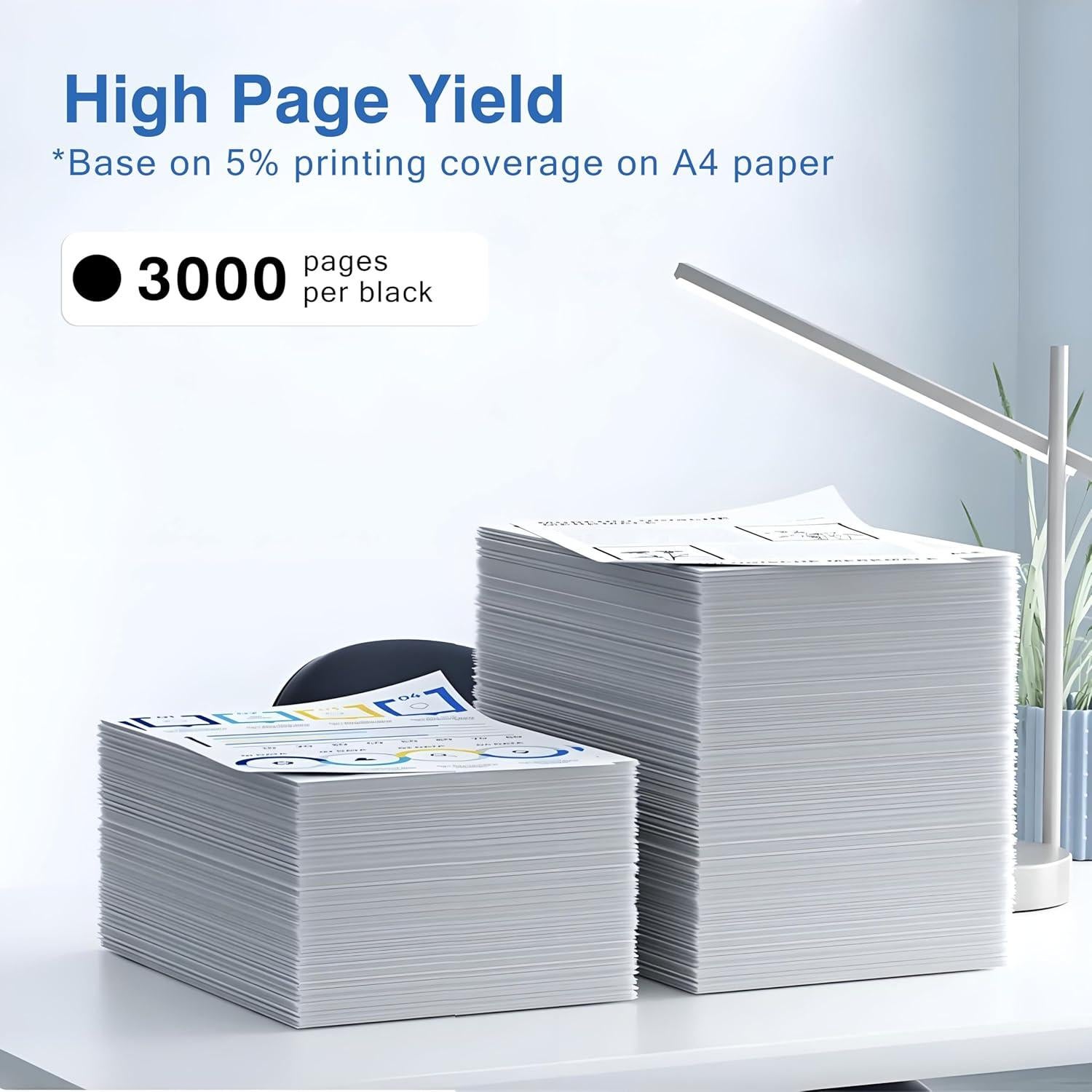 Cartucho de Tóner TN760 TRUINK Negro Alto Rendimiento 4 Pack