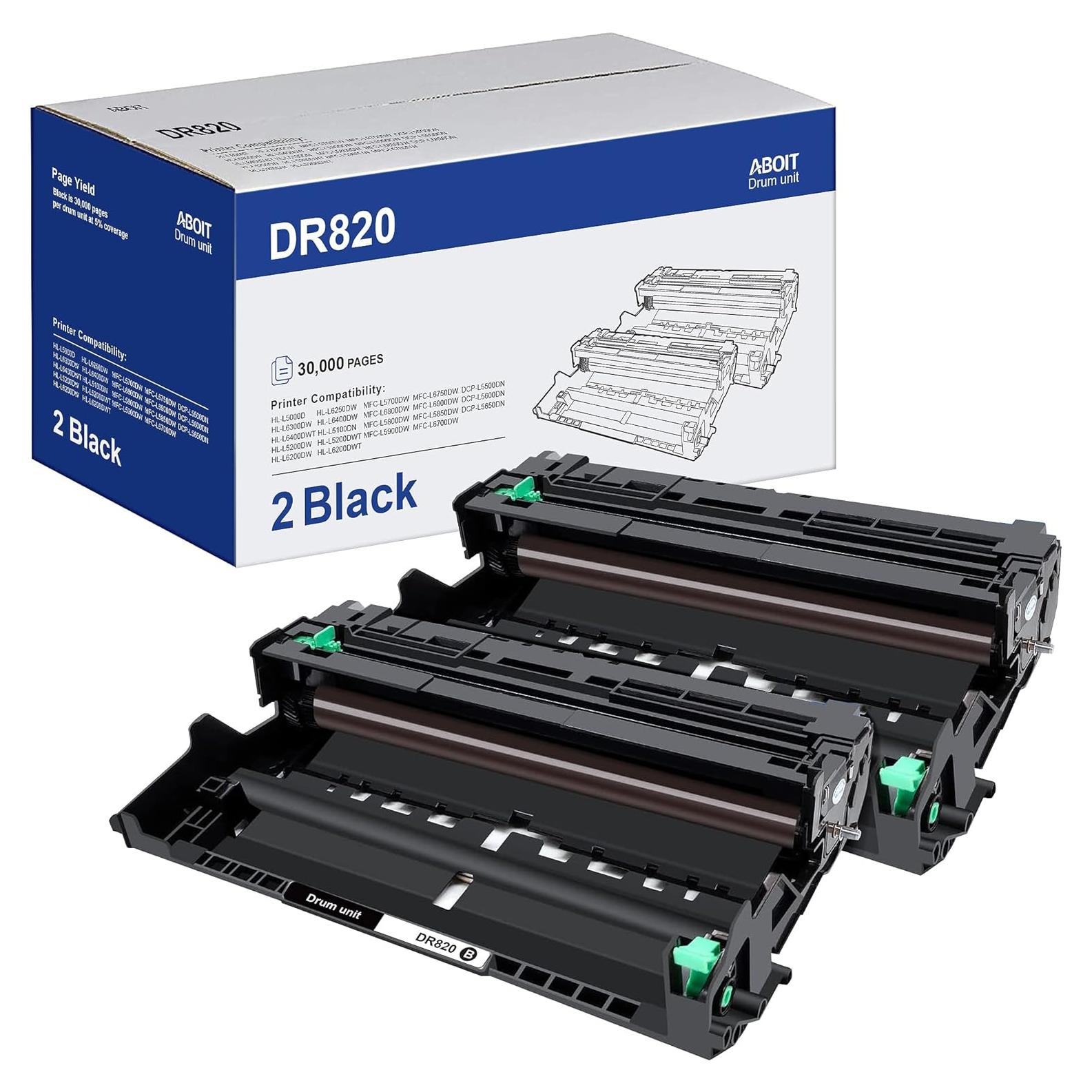 Unidad de Tambor Reemplazo Brother DR820 - 2 Negro - 30,000 Páginas