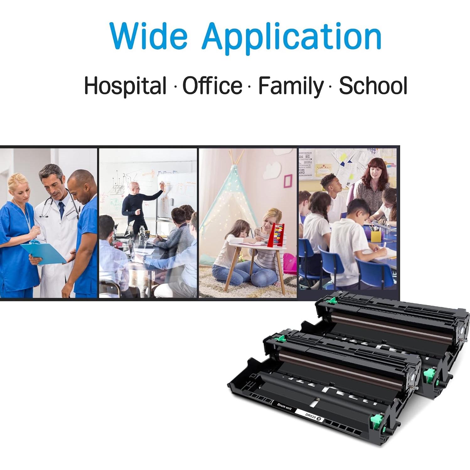 Unidad de Tambor Reemplazo Brother DR820 - 2 Negro - 30,000 Páginas