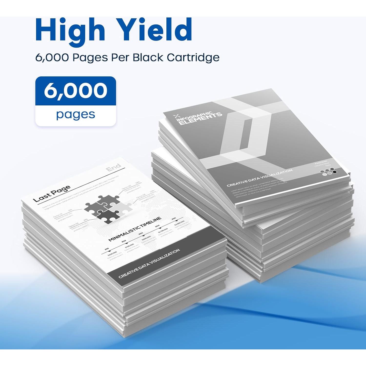 Cartuchos de Tóner Negro TN920XL Belietop - 2 Unidades 6000 Páginas