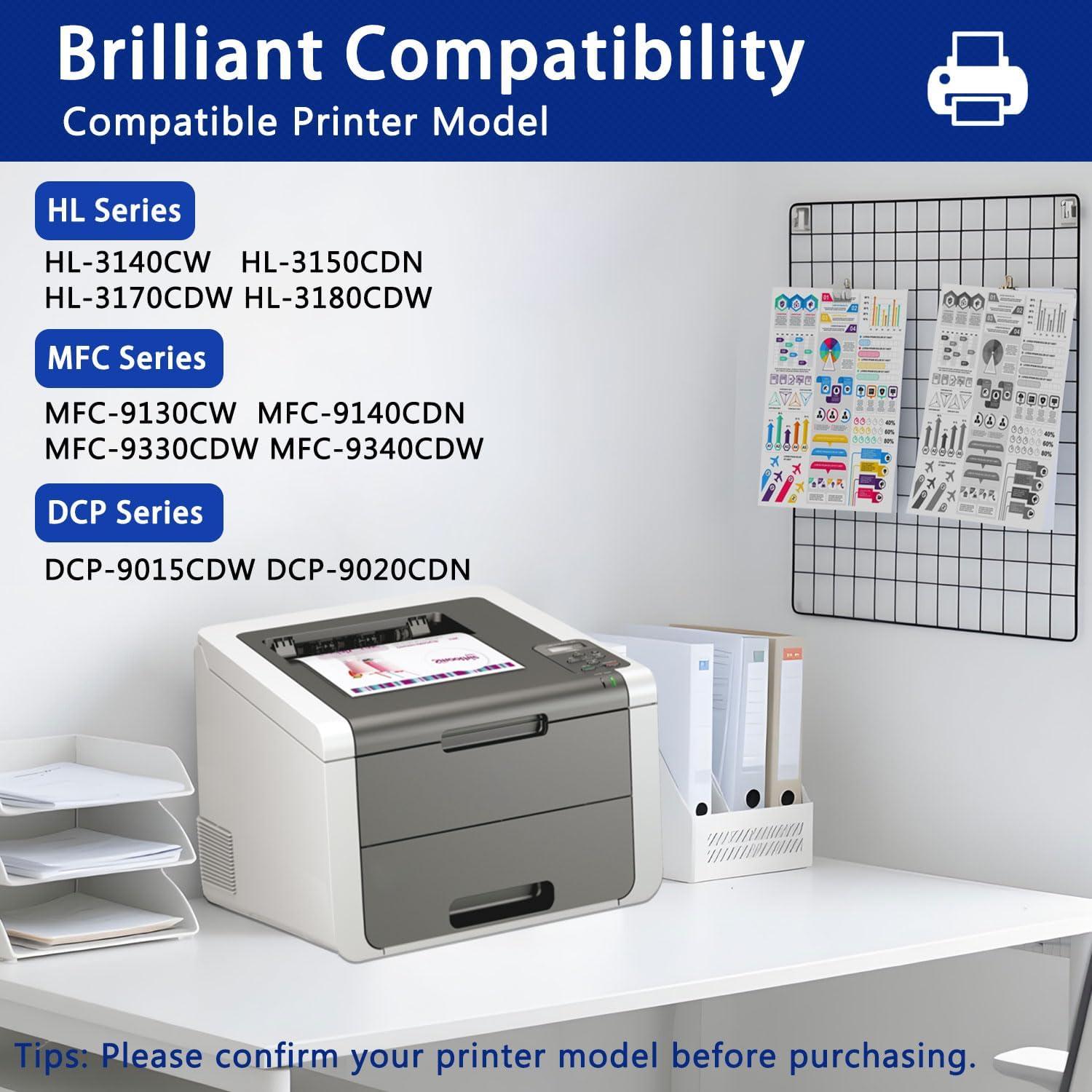 Cartucho de Tóner INKSHOP TN-225 Compatible 4PK (BK/C/M/Y)