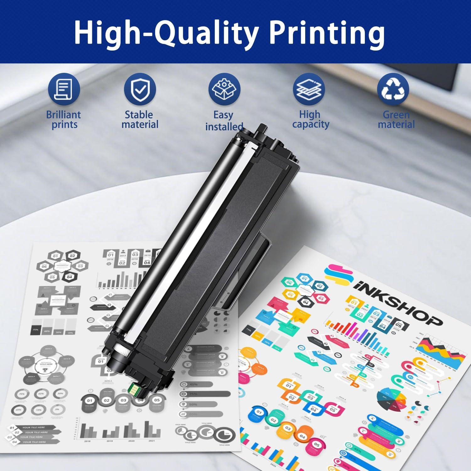 Cartucho de Tóner INKSHOP TN-225 Compatible 4PK (BK/C/M/Y)