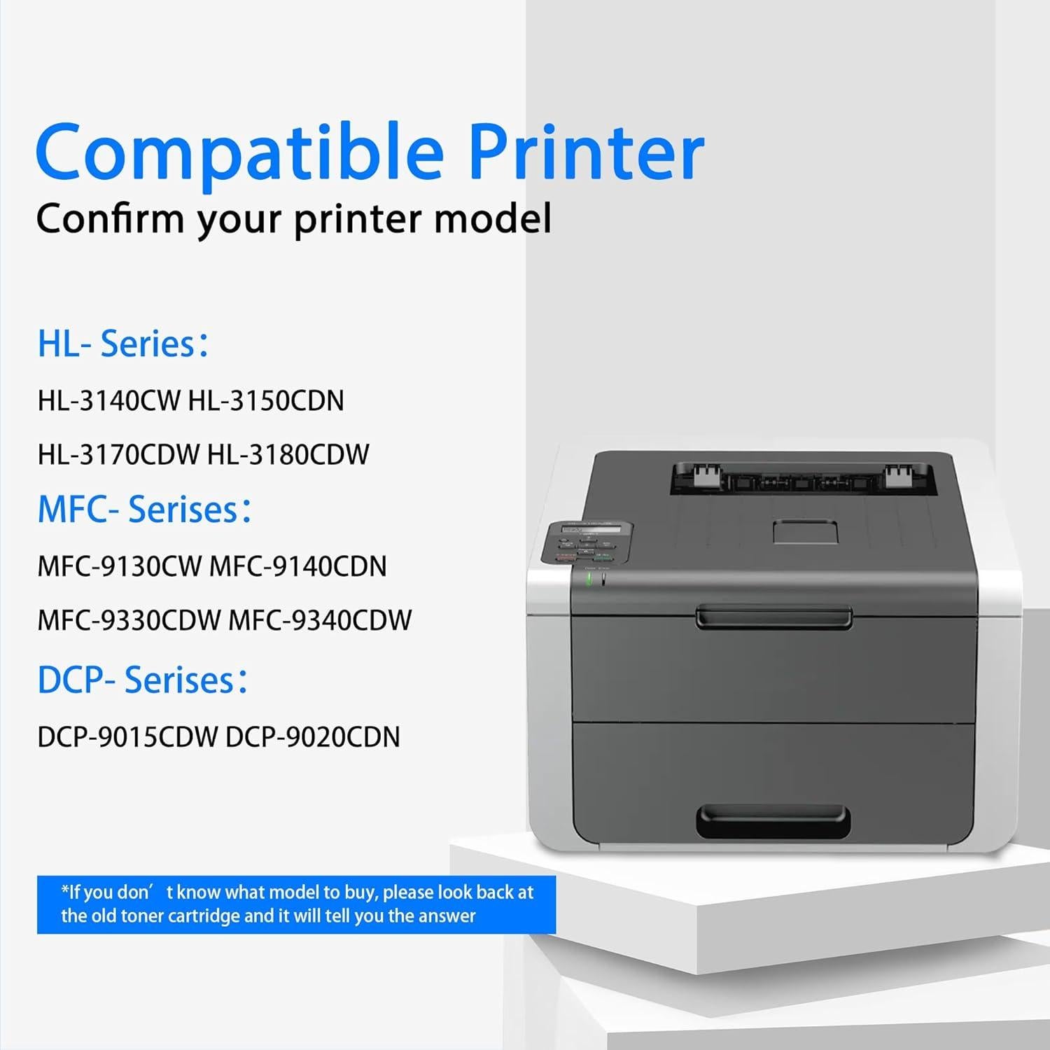 Cartuchos de Tóner TN-221 Brother - Paquete de 4 (Negro, Cian, Magenta, Amarillo)