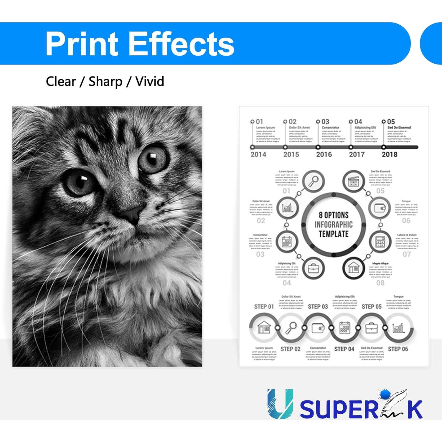 Paquete de 3 Cartuchos de Tóner Negro USUPERINK TN360 Compatible