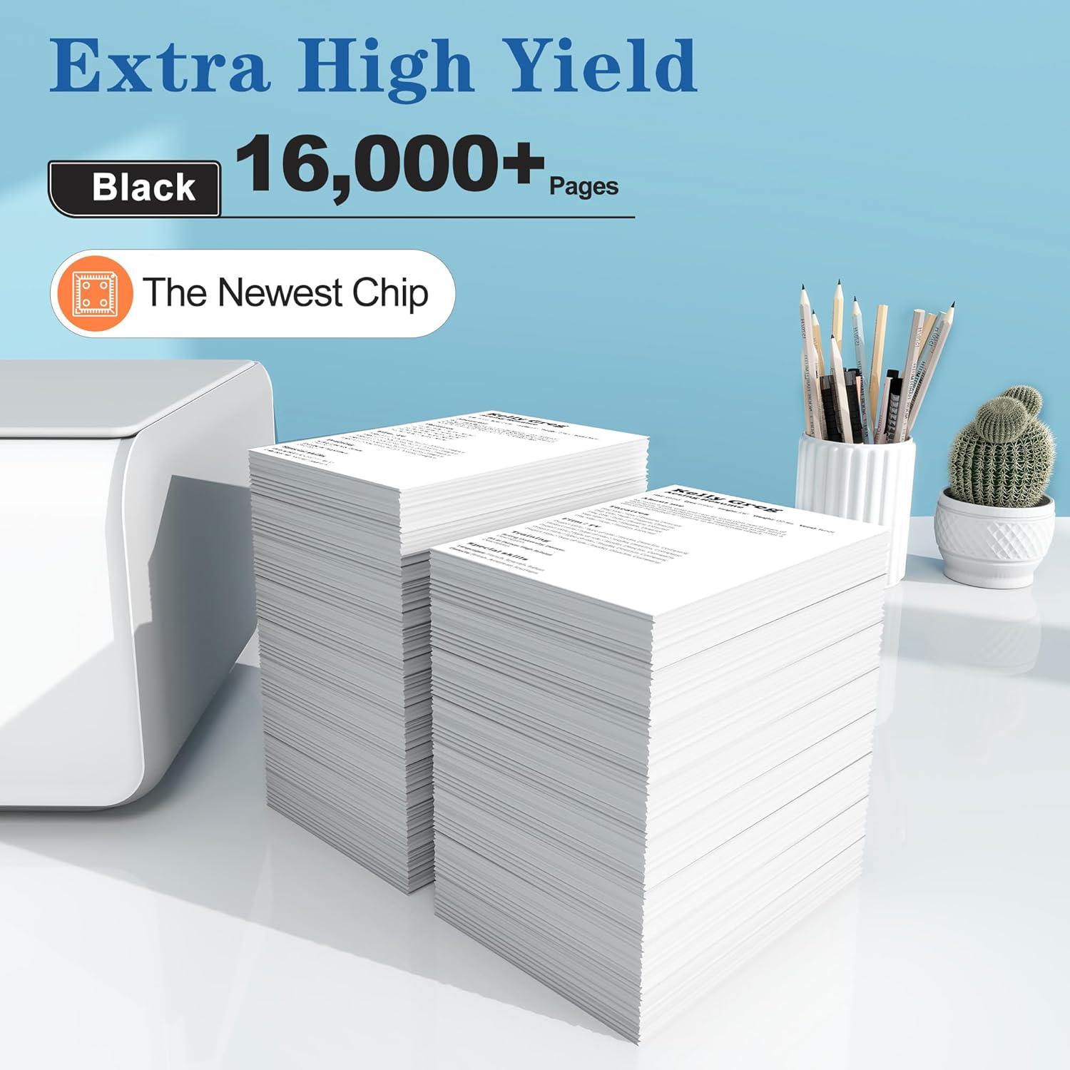 Paquete de 2 Cartuchos de Tóner TN850 Aililiya Negro 8000 Páginas