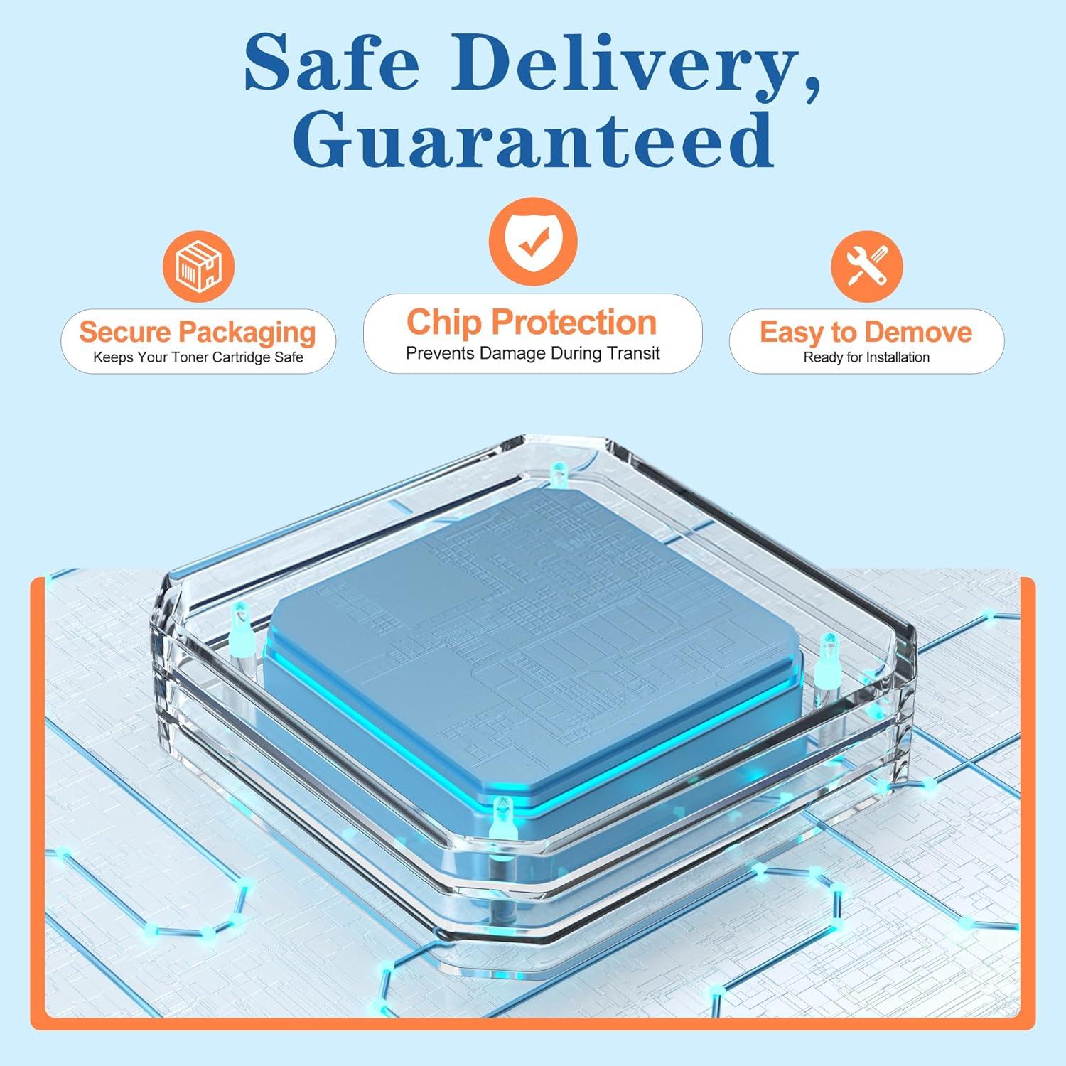 Paquete de 2 Cartuchos de Tóner TN850 Aililiya Negro 8000 Páginas