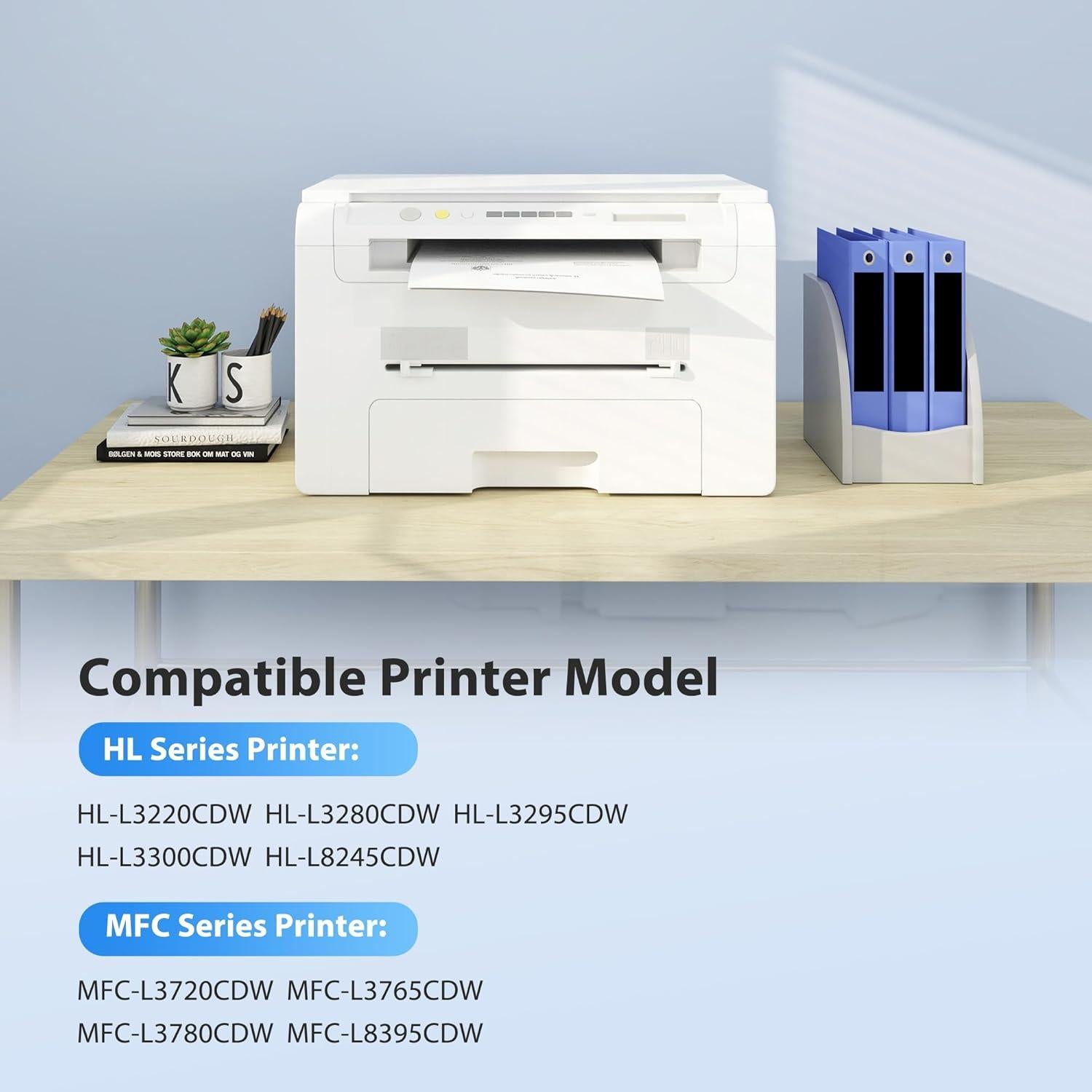 Cartuchos de Tóner Compatible Brother TN229XL - Paquete de 4