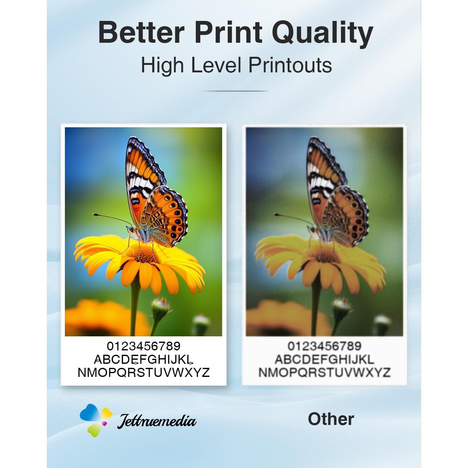 Cartuchos de tinta LC406 Jettruemedia 4 Paquete Compatible