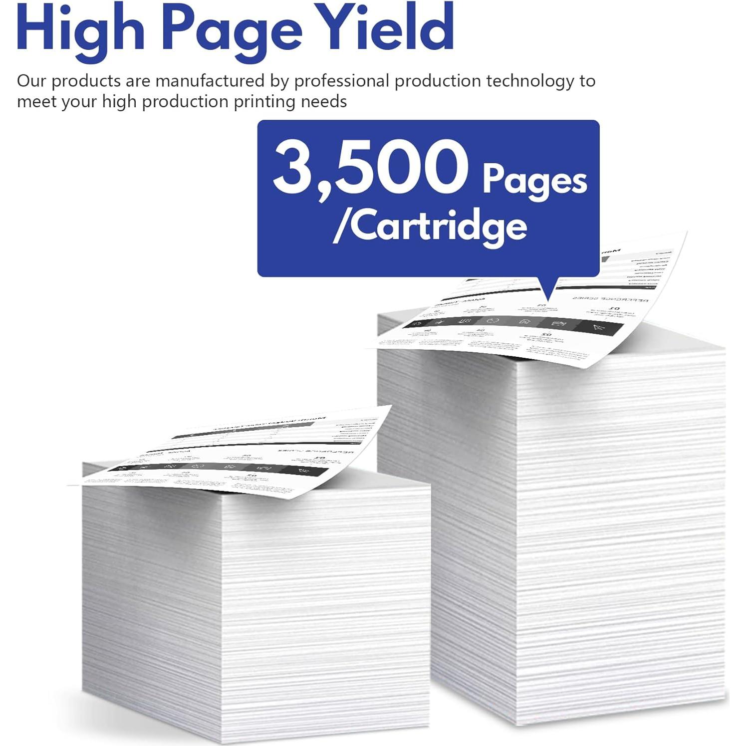 Cartucho de Tóner Negro Obuweu TN-760 Alto Rendimiento 4 Pzas