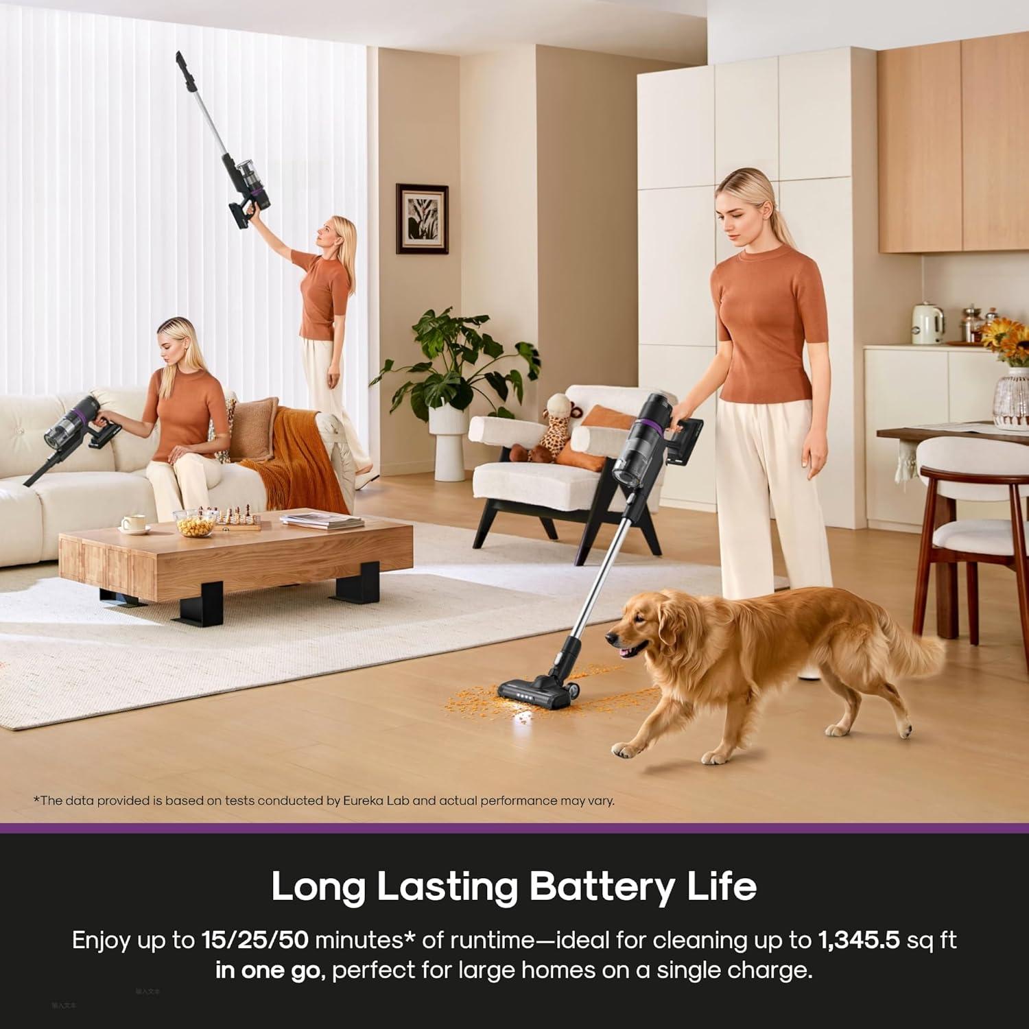 Aspiradora Inalámbrica Eureka ReactiClean 410, 50 min, 2.5 kg