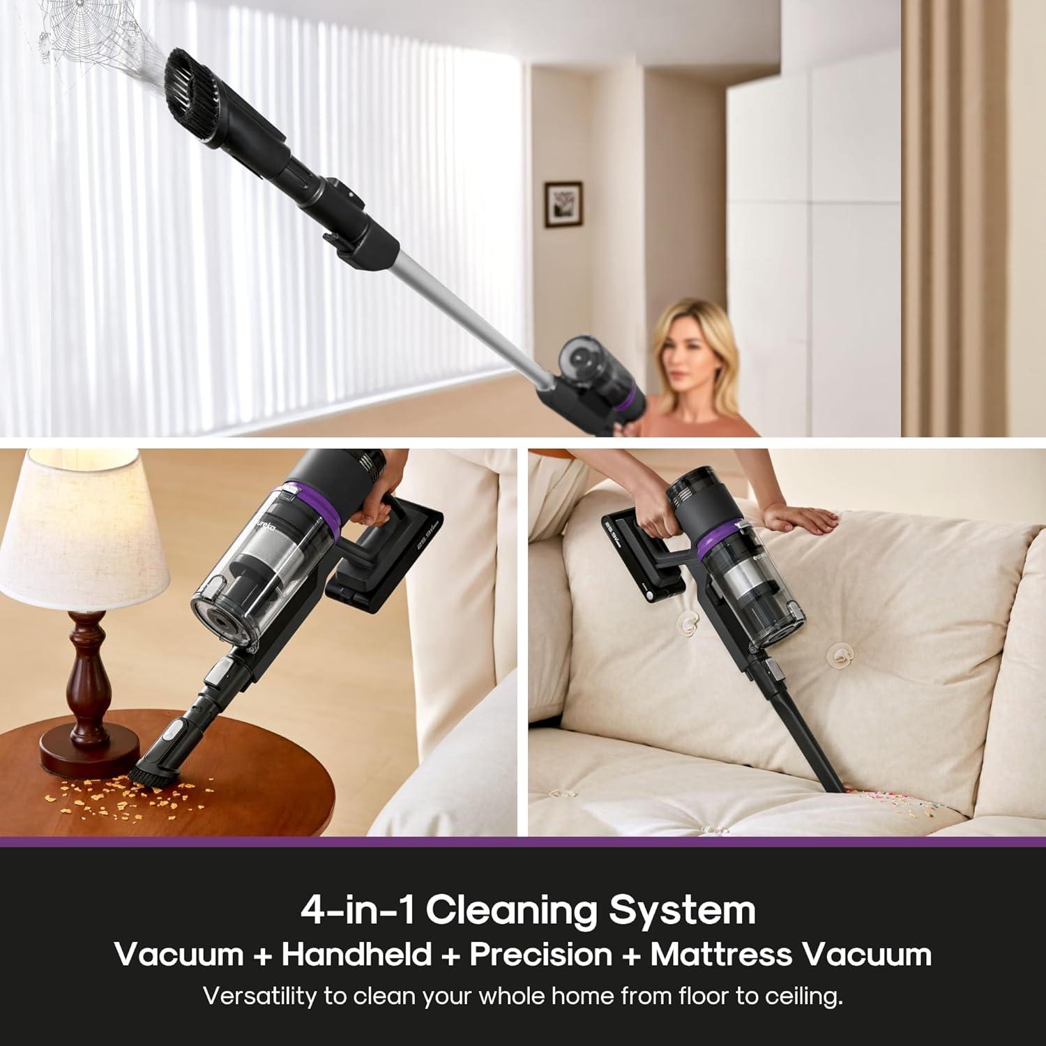 Aspiradora Inalámbrica Eureka ReactiClean 410, 50 min, 2.5 kg