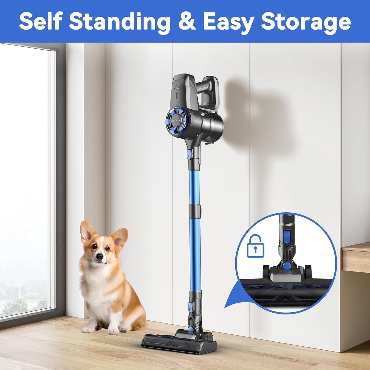 Aspiradora Inalámbrica UML0 8 en 1, 40 Minutos de Autonomía