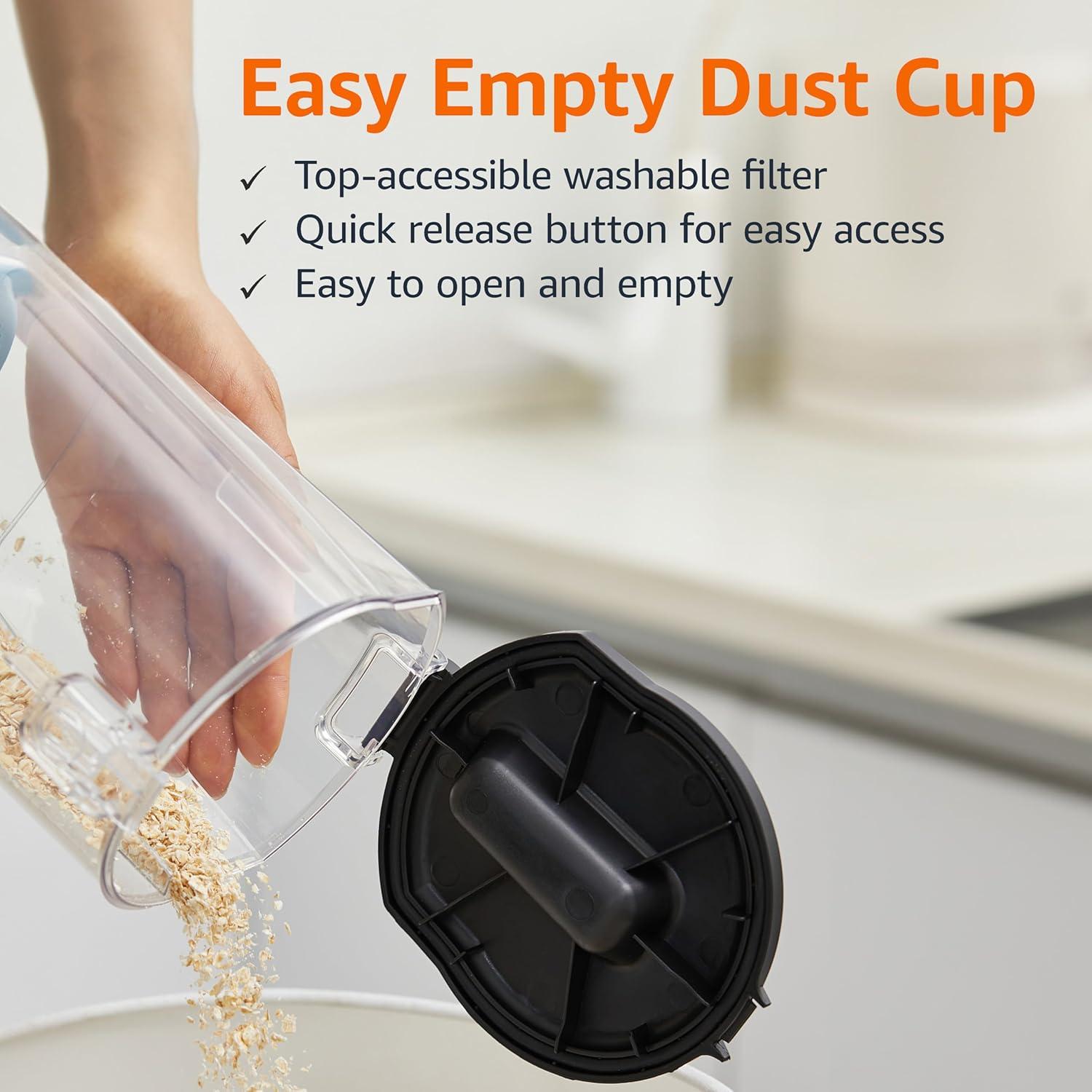 Aspiradora Vertical Sin Bolsa Amazon Basics 720W 1.7L 3.8kg