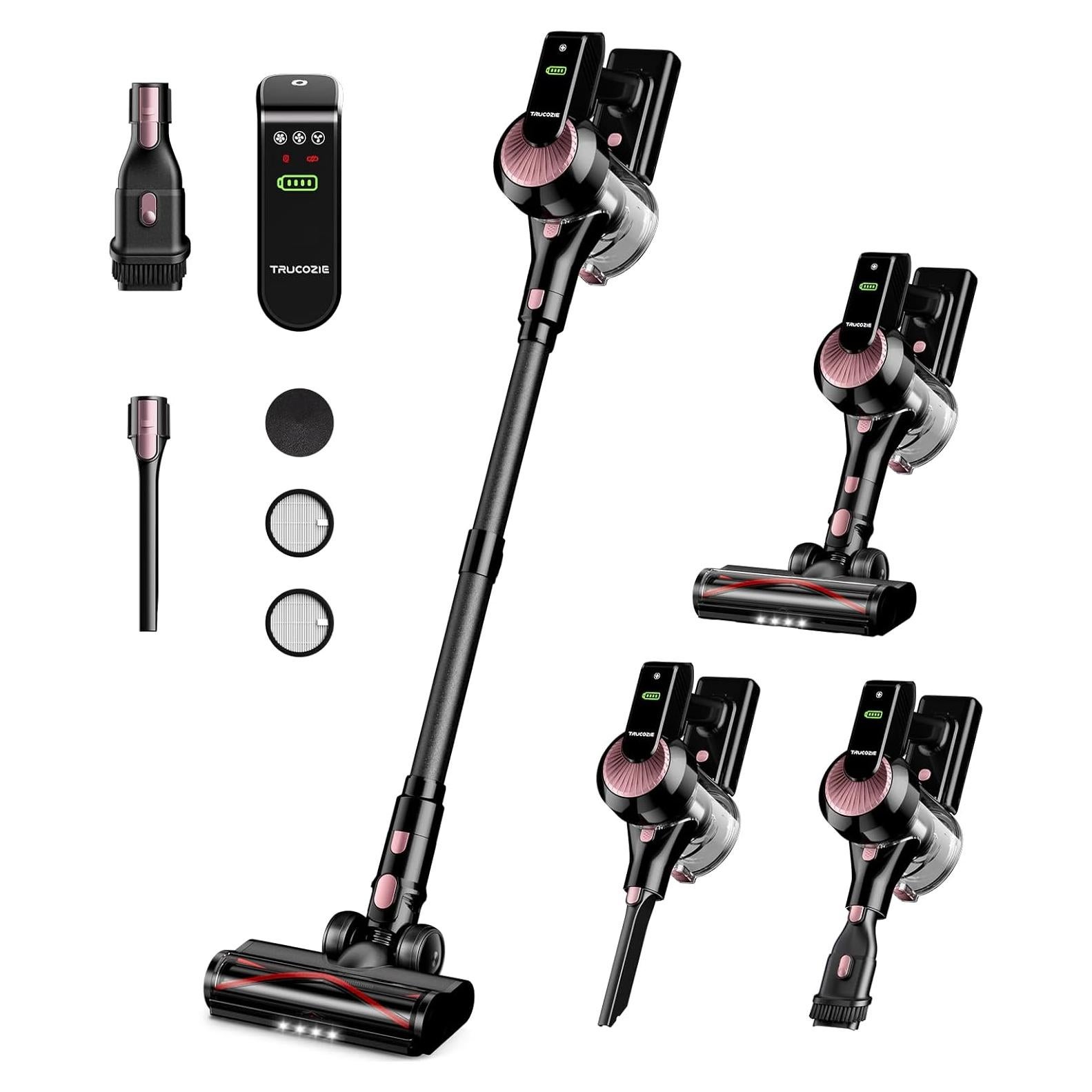 Aspiradora Inalámbrica Trucozie T351 40Kpa 45Min 8-en-1 Negra