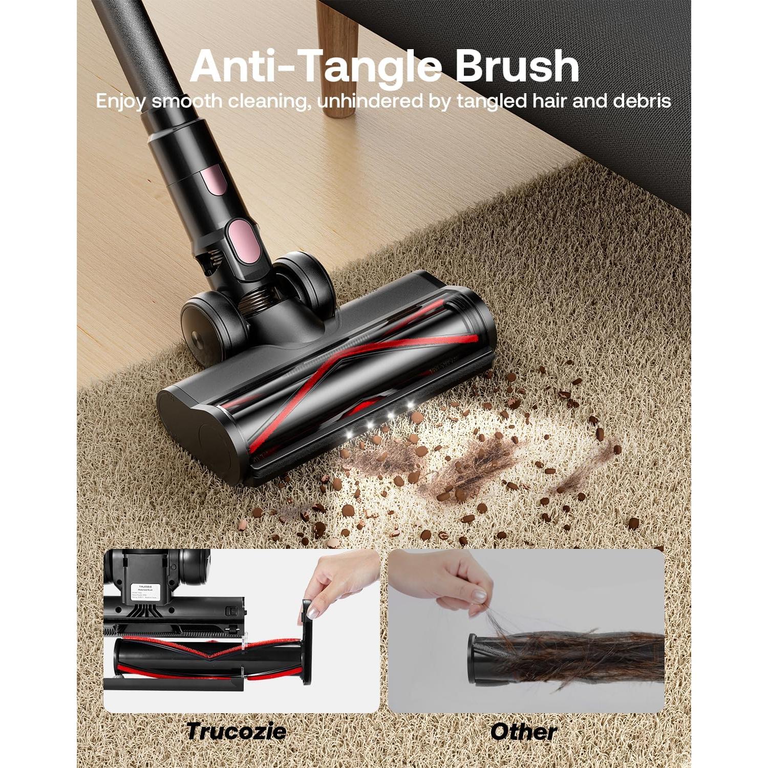 Aspiradora Inalámbrica Trucozie T351 40Kpa 45Min 8-en-1 Negra