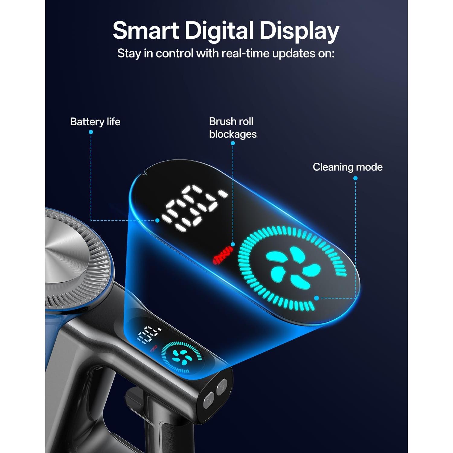 Aspiradora Inalámbrica Vacusion VBS-01, 8 en 1, 150W, 45 min
