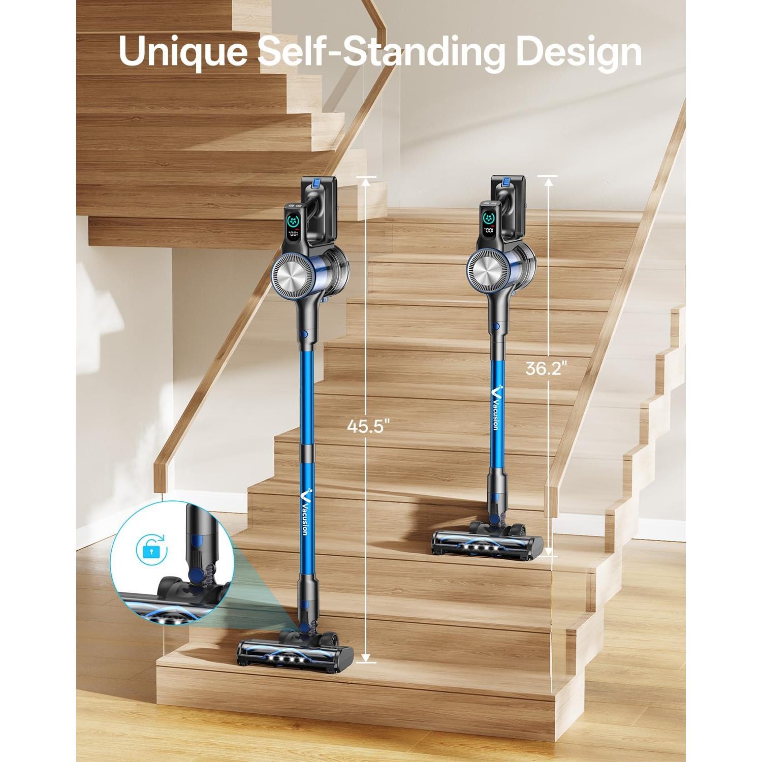 Aspiradora Inalámbrica Vacusion VBS-01, 8 en 1, 150W, 45 min