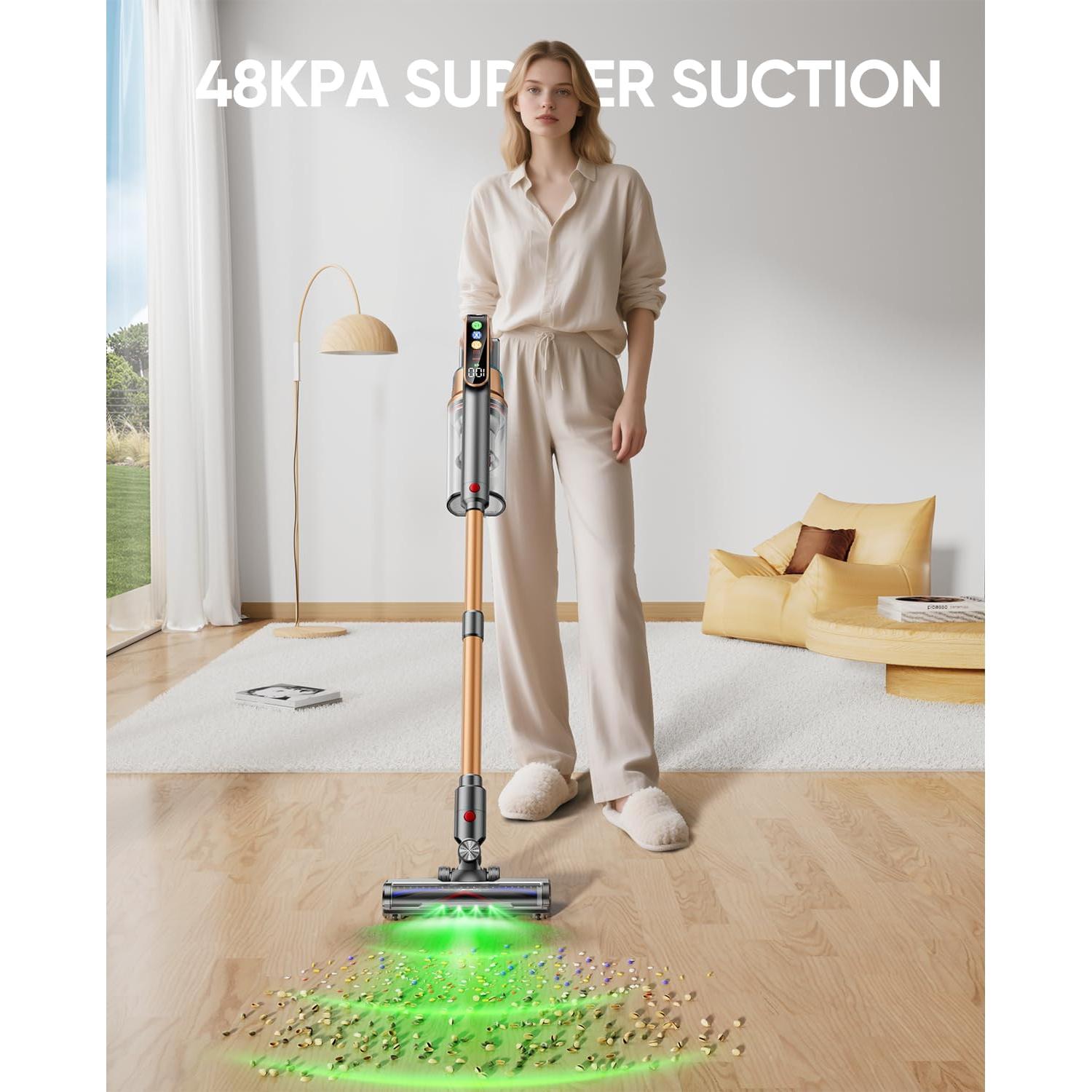 Aspiradora Inalámbrica Drepre K7 Pro 550W 1.8L HEPA 65Min