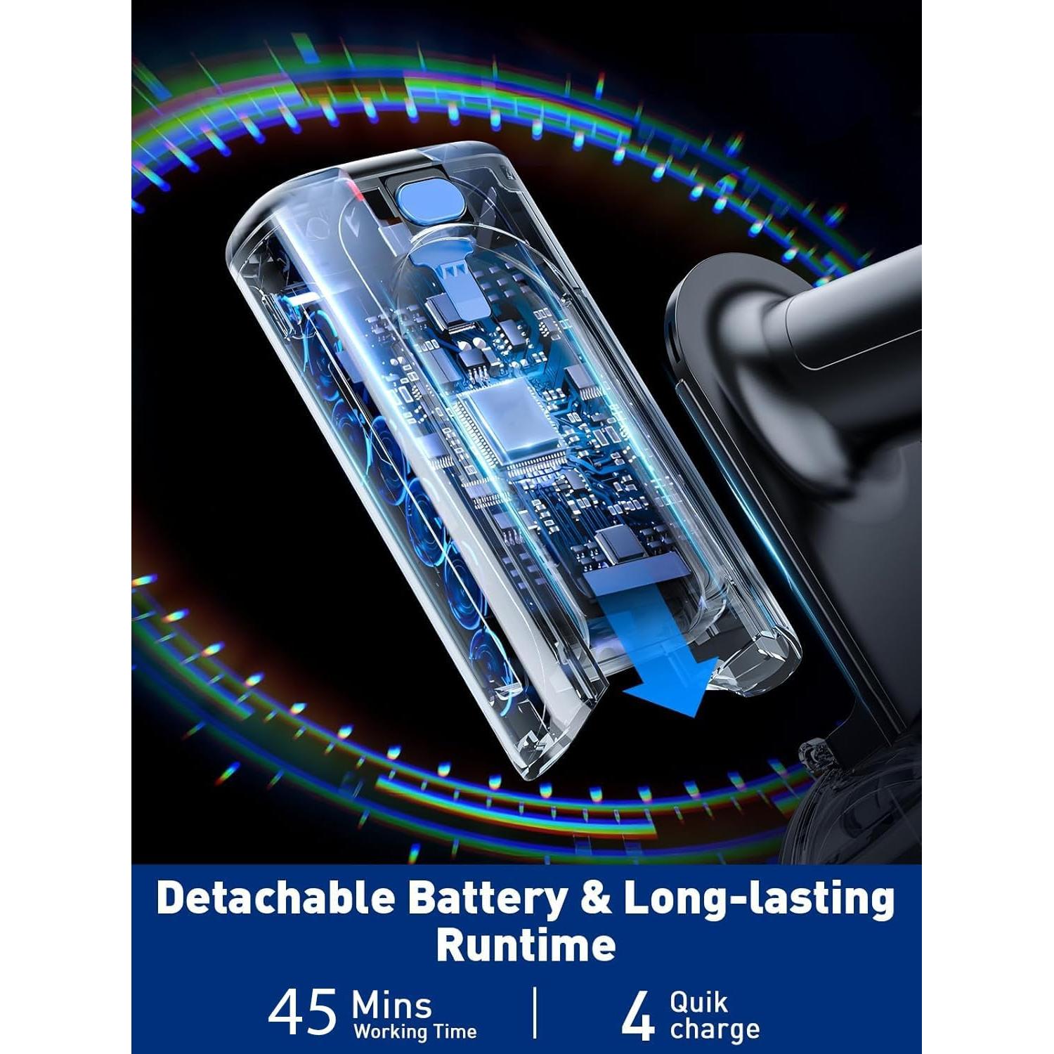 Aspiradora Inalámbrica VOKENE A27 8 en 1 400W 45KPA