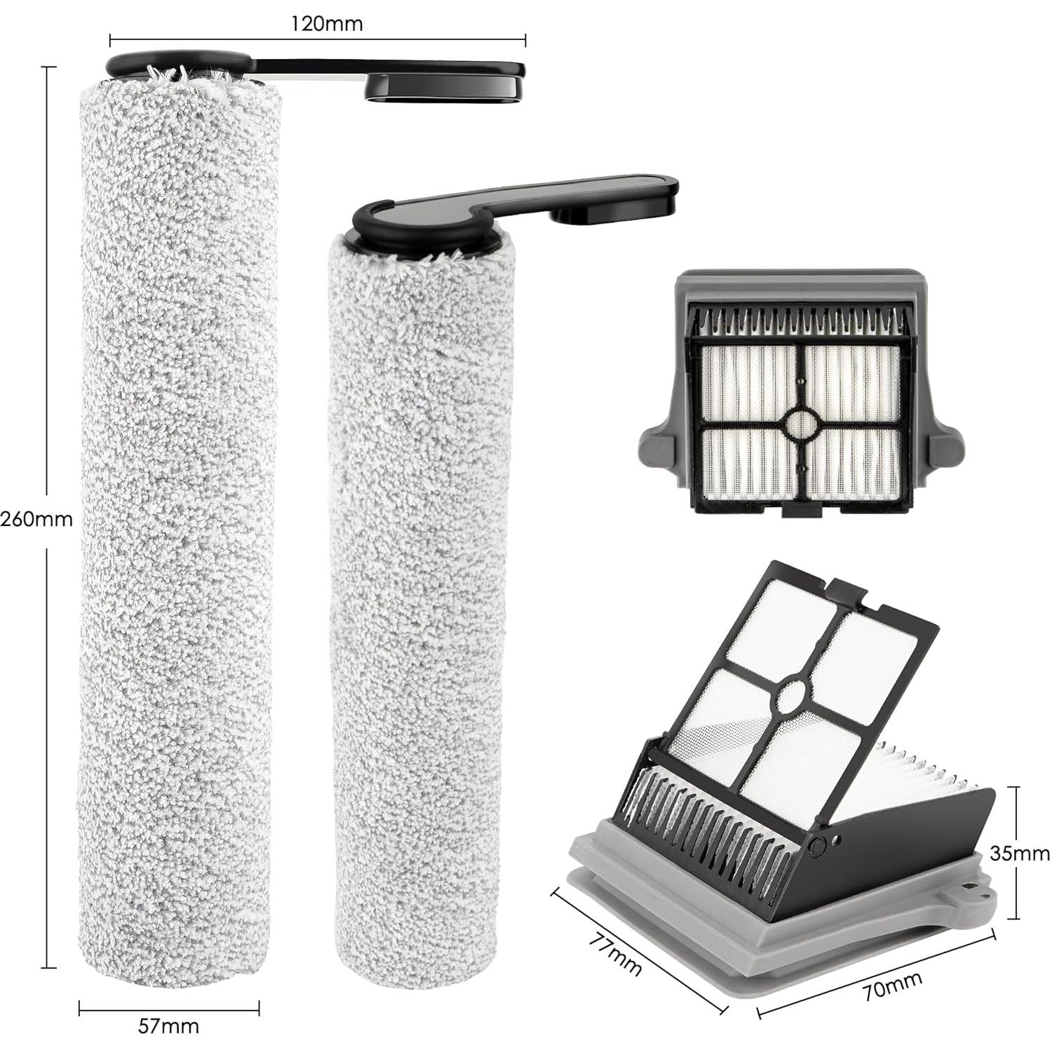 Rodillos y Filtros HEPA para Aspiradora Tineco Floor ONE S7/S6