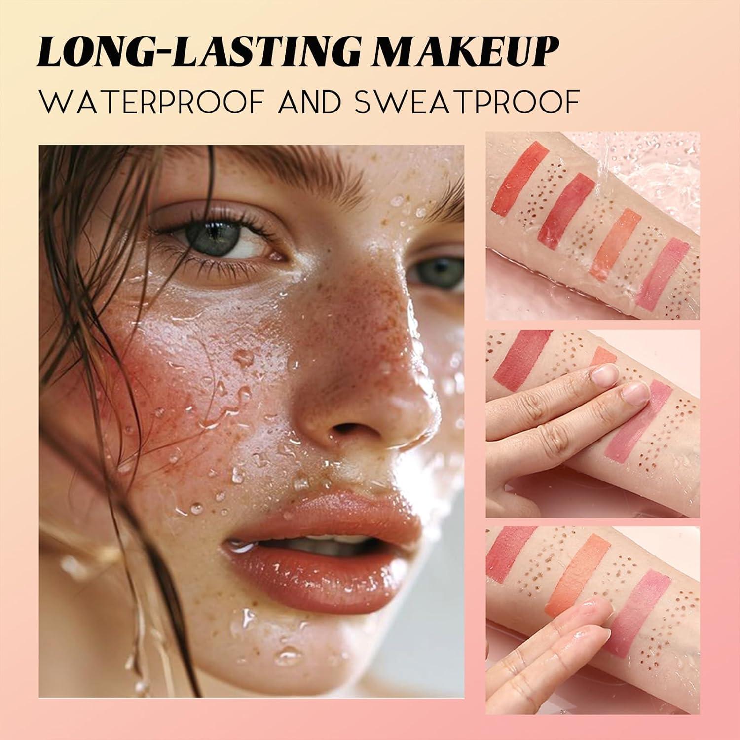 Bolígrafo Rubor y Pecas Charm Kiss Rosa Atardecer 2 en 1