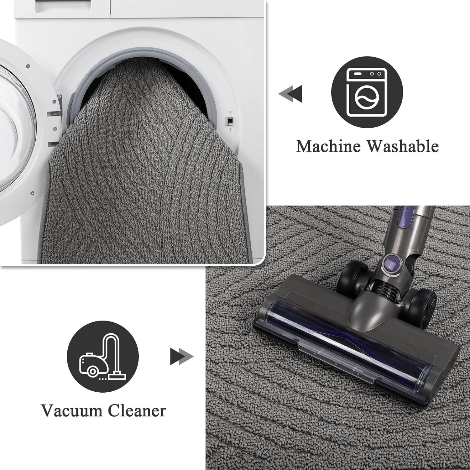 Conjunto de Alfombrillas de Cocina SHACOS 3 Piezas Antideslizantes