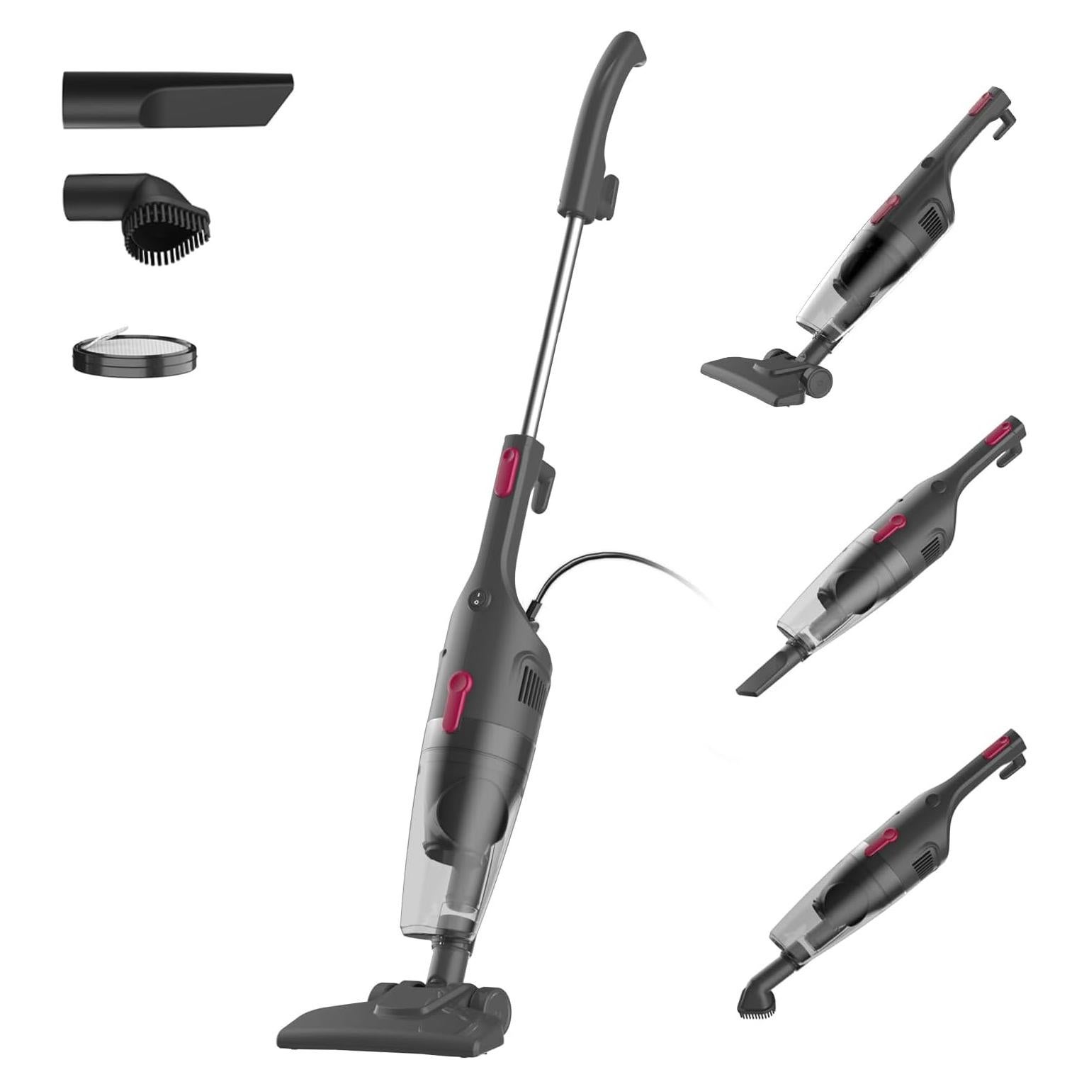 Aspiradora RONEAIR W800-M 600W 1.2L con Cable 5m y Filtro Lavable