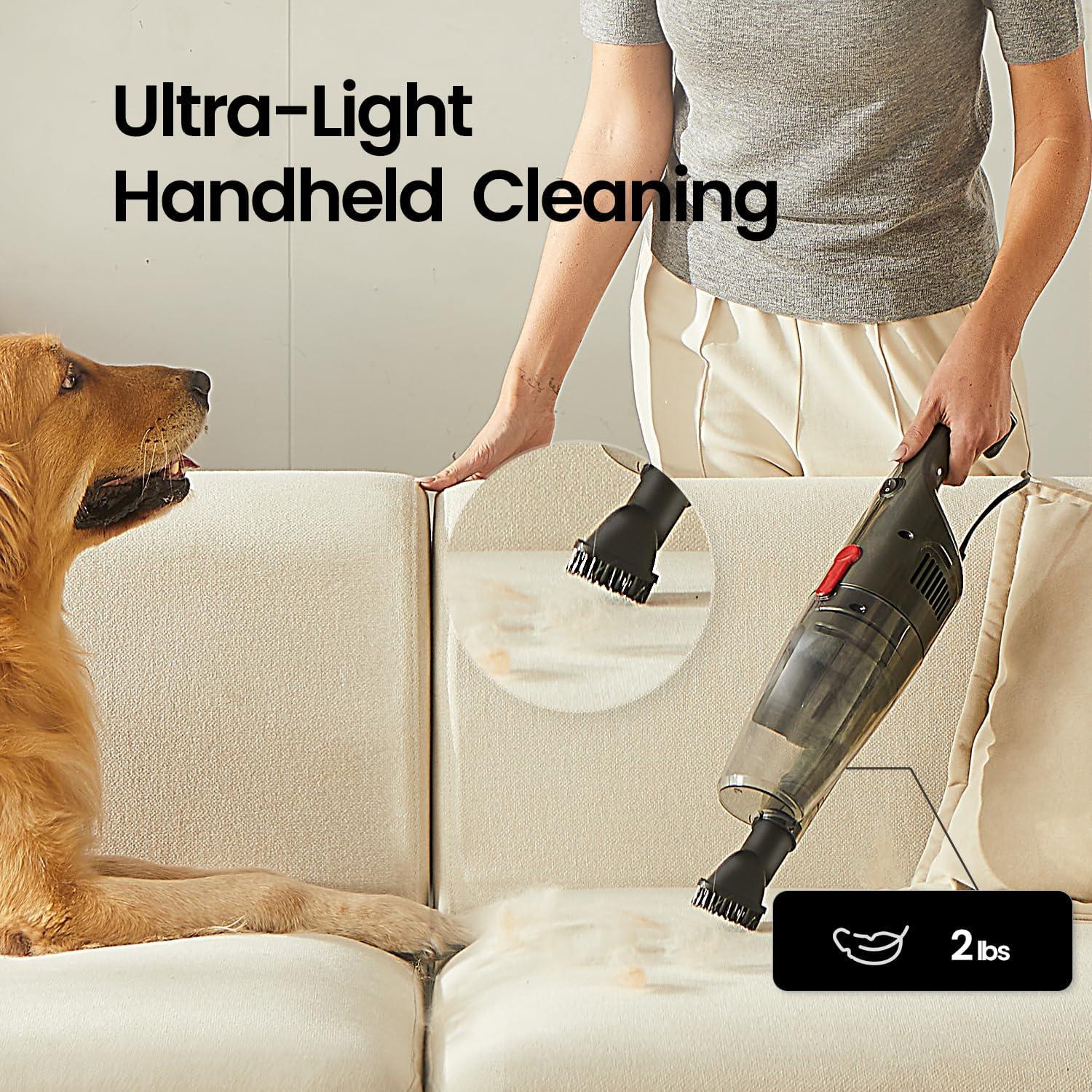 Aspiradora RONEAIR W800-M 600W 1.2L con Cable 5m y Filtro Lavable