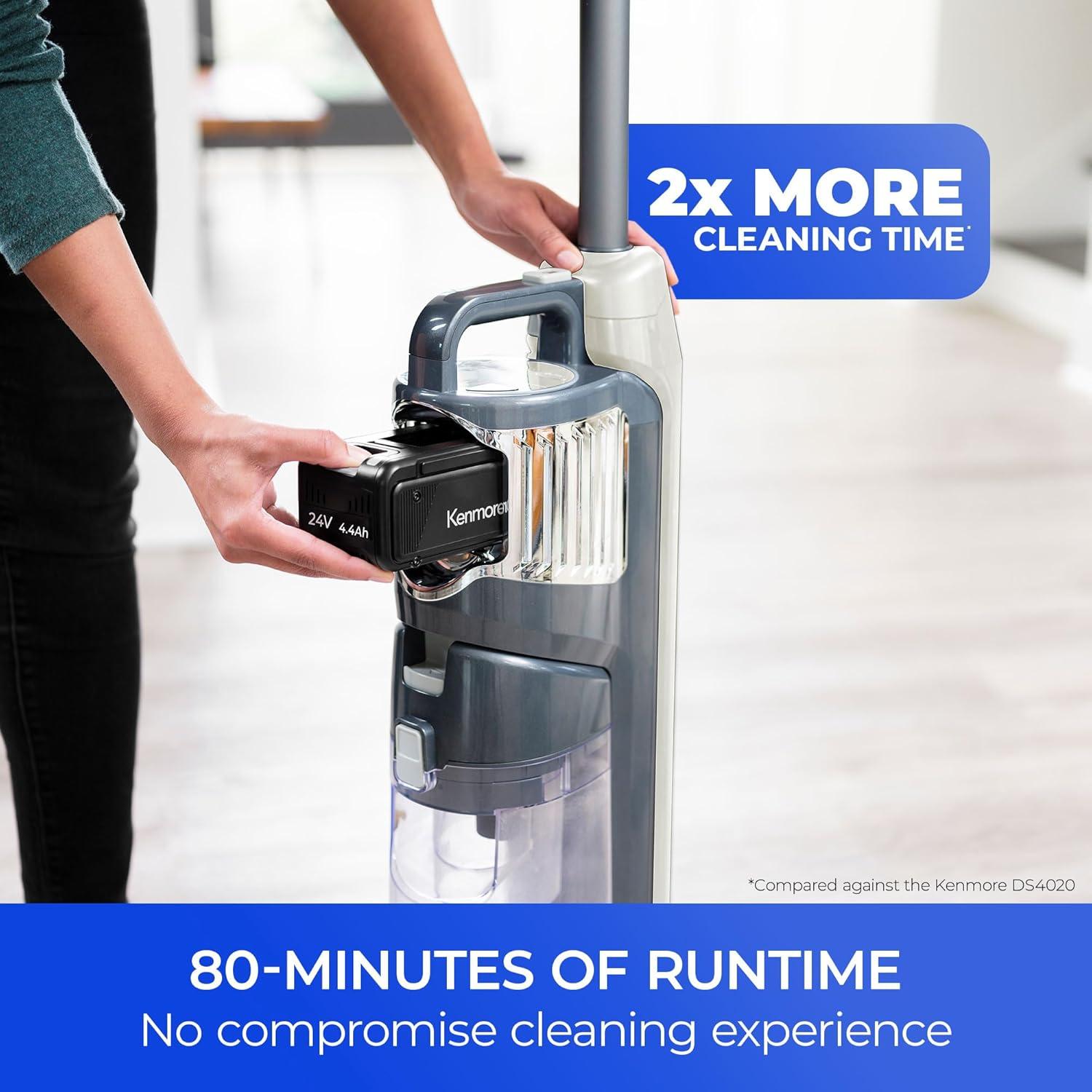 Aspiradora Vertical Inalámbrica Kenmore CU7005 24V con Filtro HEPA