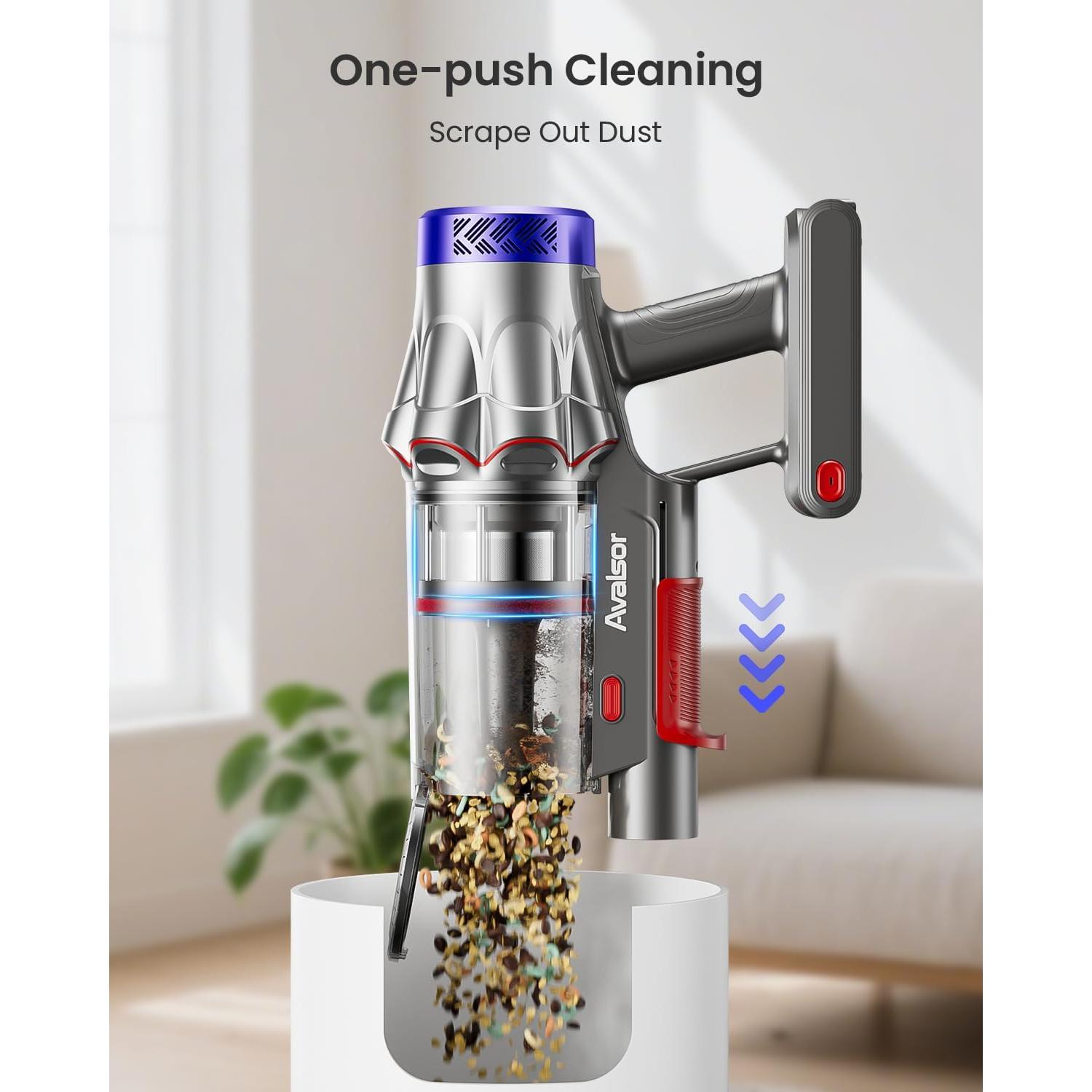 Aspiradora Inalámbrica Avalsor Cyber G9 580W 65Min HEPA