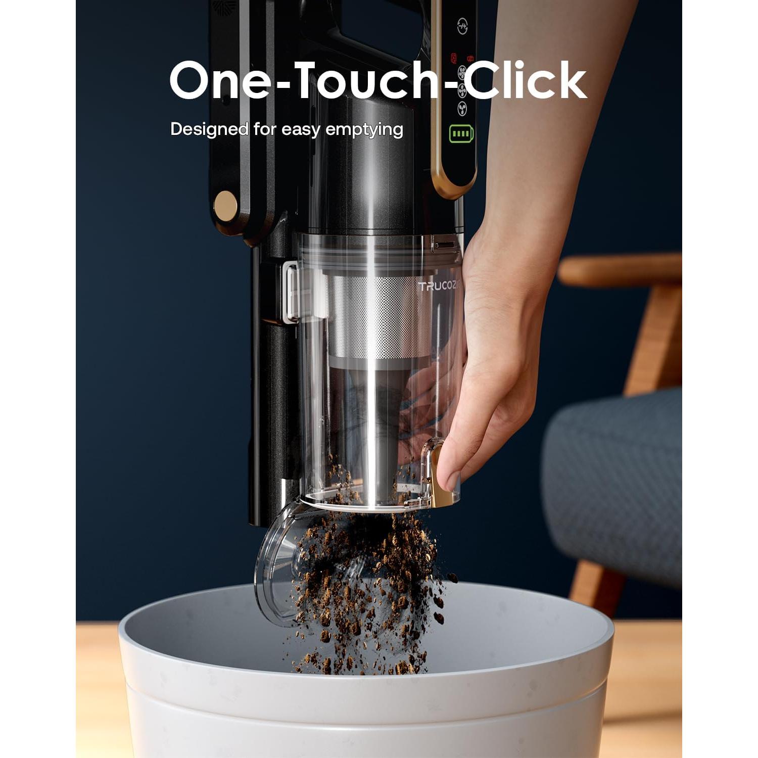 Aspiradora Inalámbrica Trucozie T352 45Kpa 50 Min de Uso