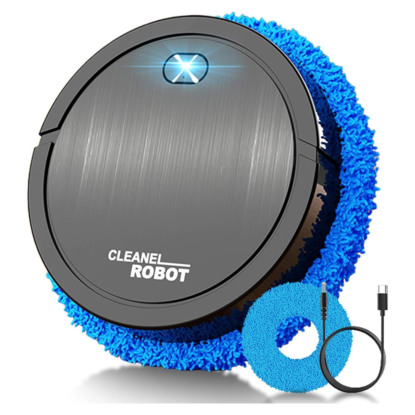 Robot Trapeador Genérico JM8025 Inalámbrico 22.86cm Negro