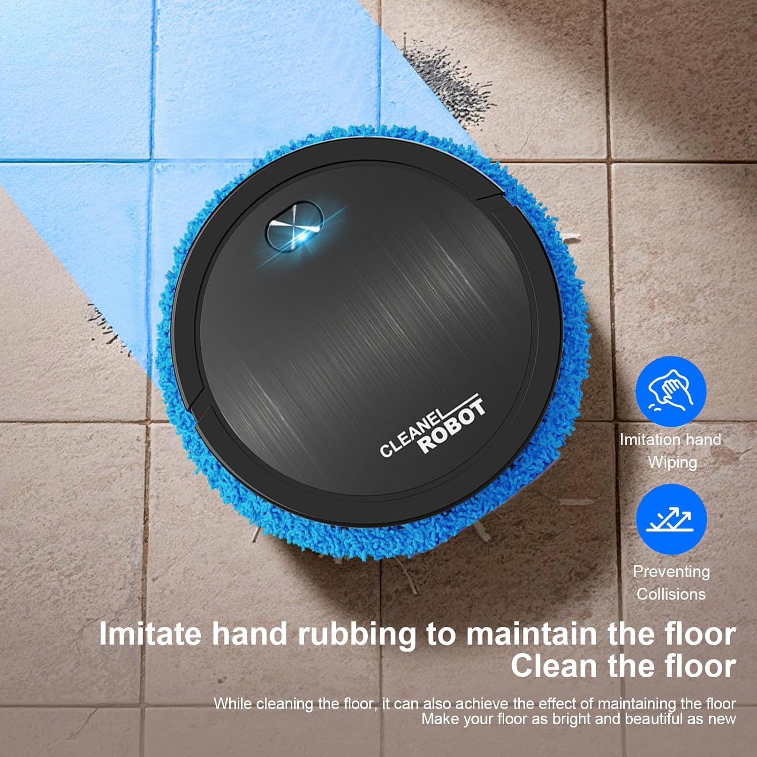 Robot Trapeador Genérico JM8025 Inalámbrico 22.86cm Negro