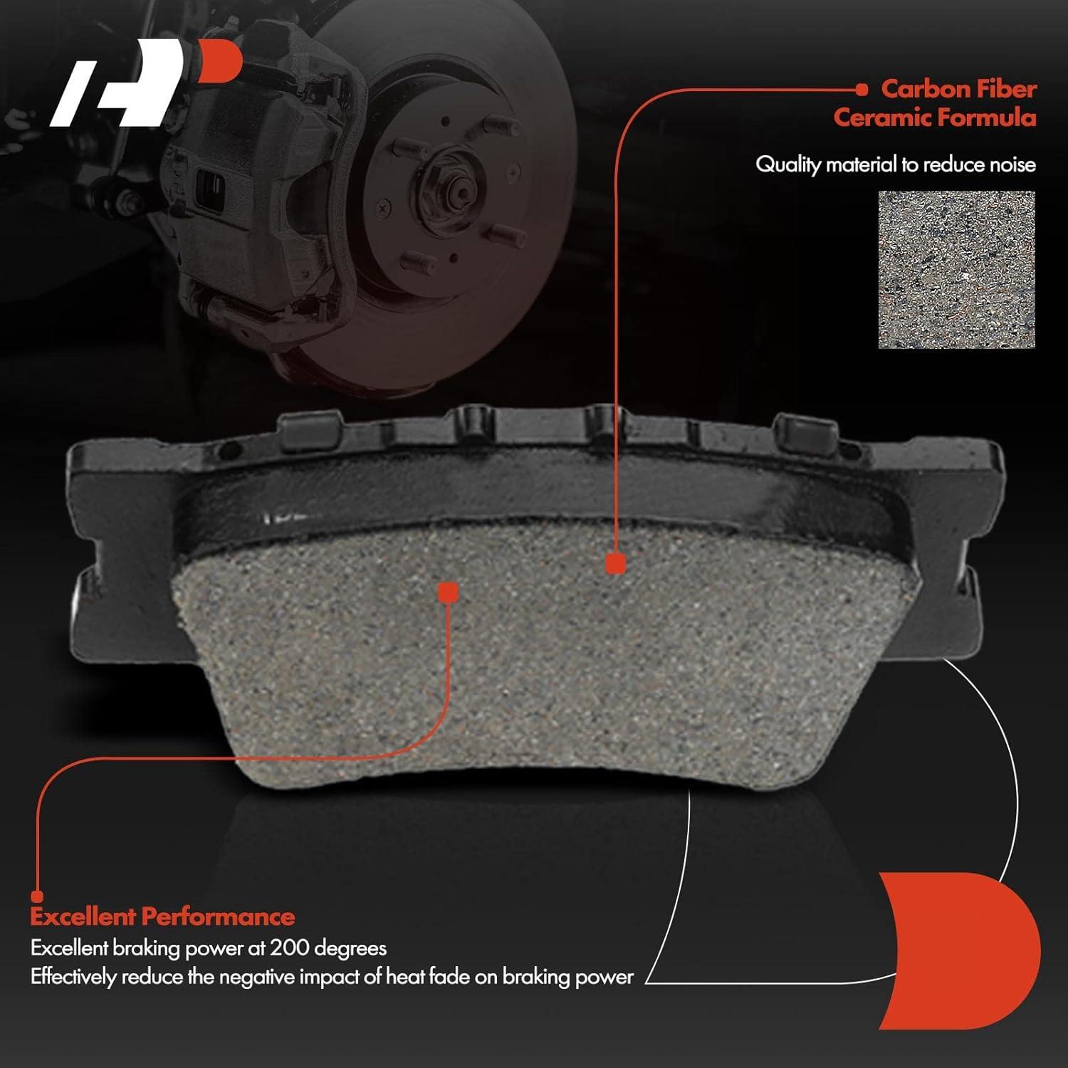 Discos de Freno Traseros Perforados A-Premium + Pastillas Cerámicas