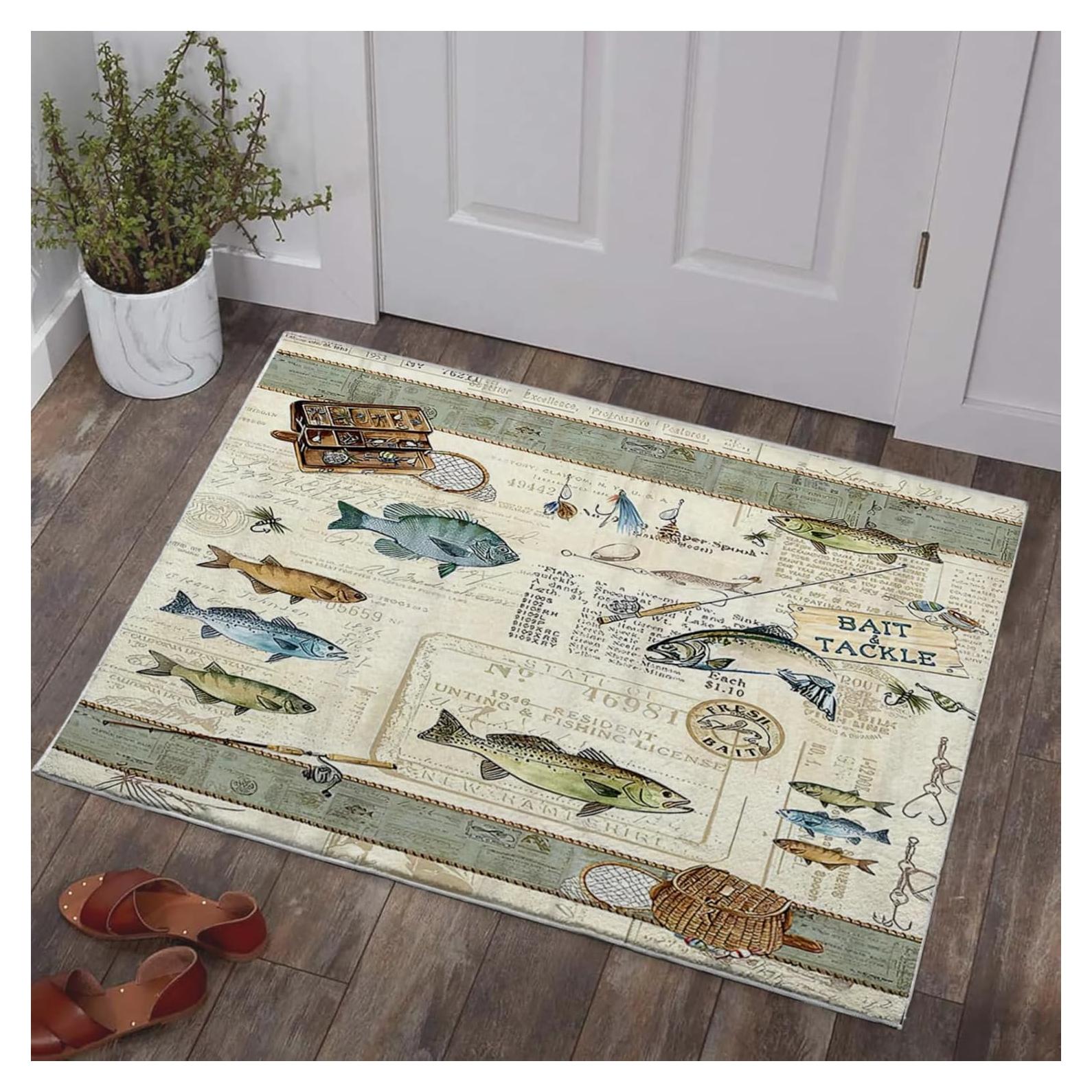 Alfombra de Área Citari 91x61 cm Antideslizante Lavable