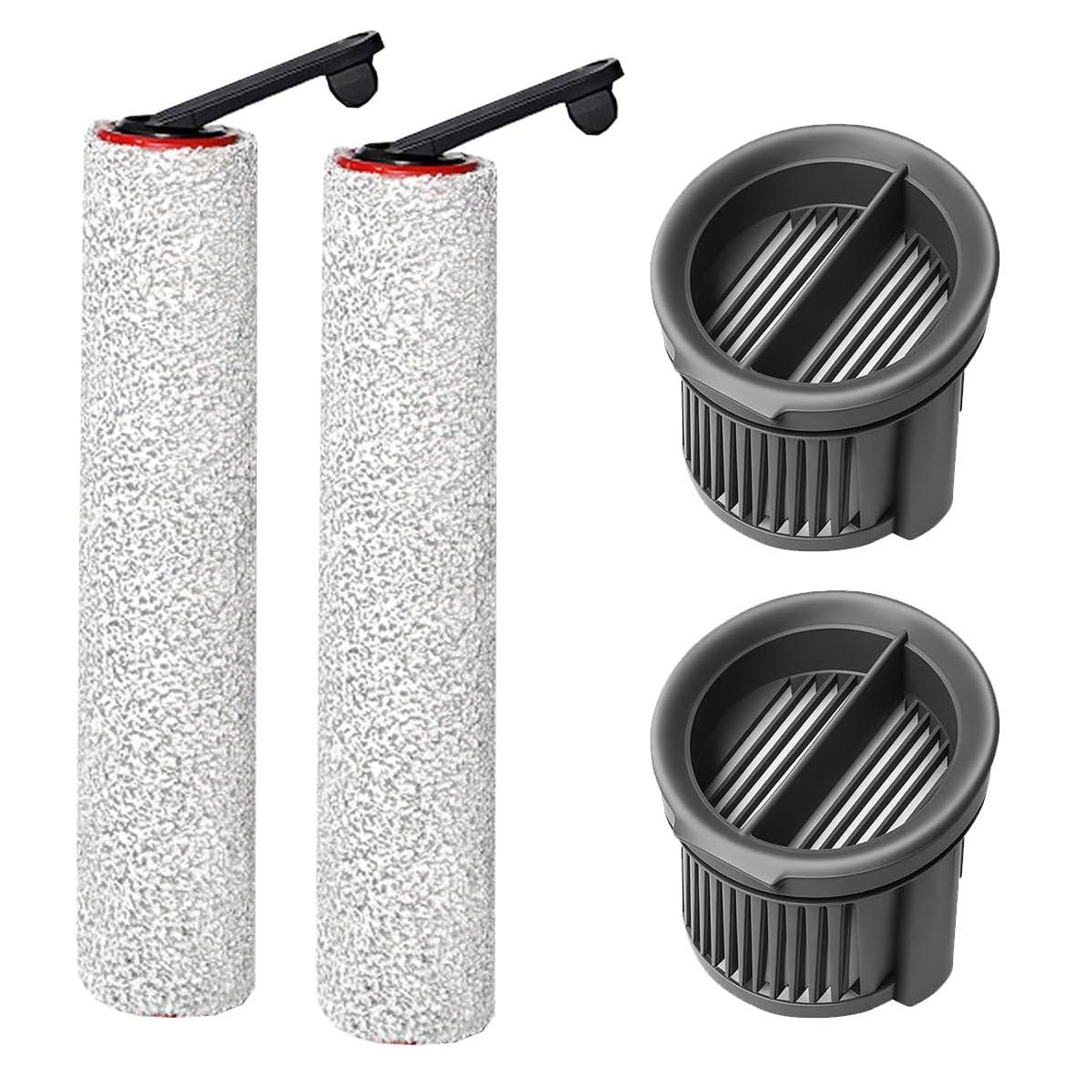 Kit de Reemplazo para Aspiradora Mova K30 - 2 Rodillos y 2 Filtros