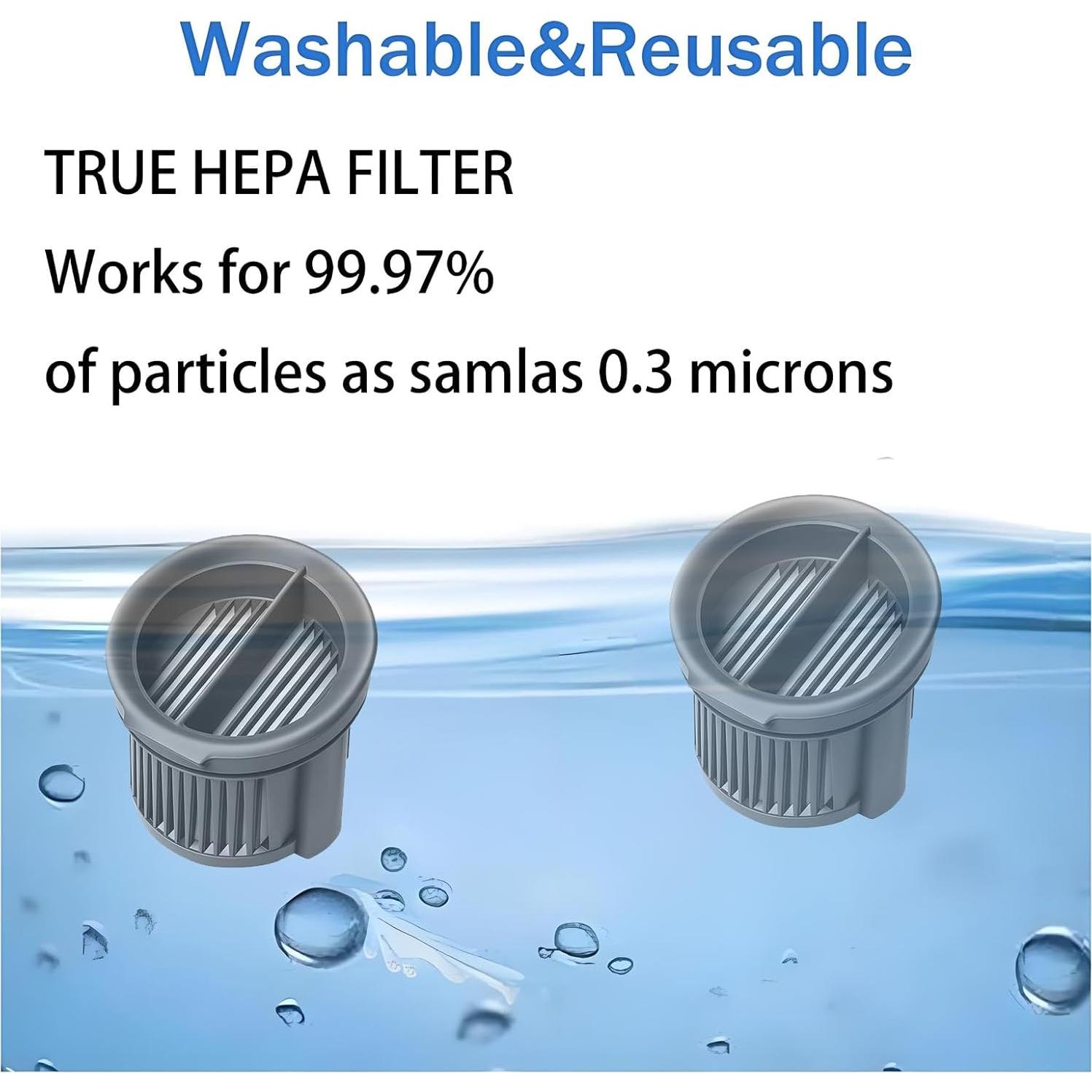 Kit de Reemplazo para Aspiradora Mova K30 - 2 Rodillos y 2 Filtros