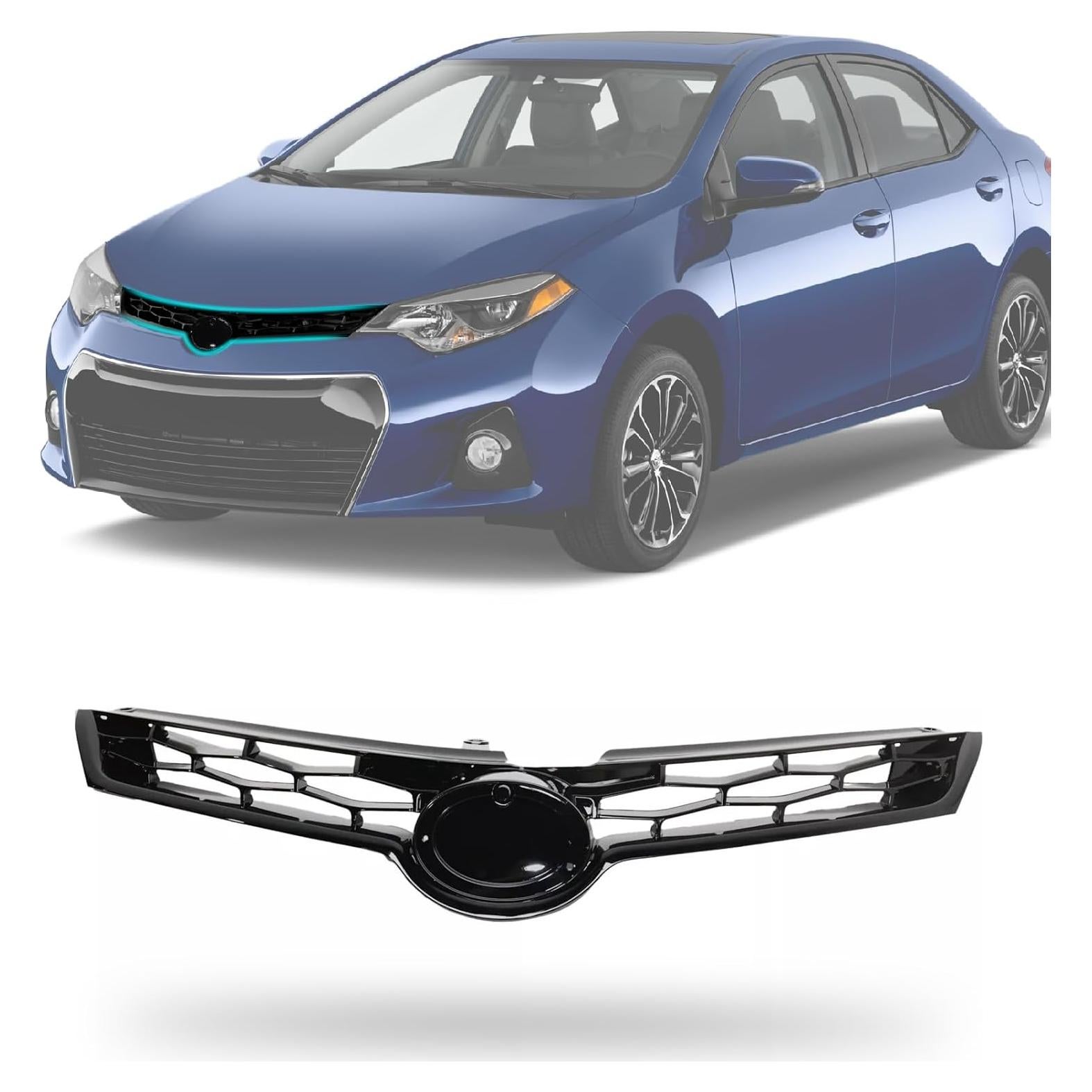 Rejilla Delantera CarPartsDepot para Toyota Corolla 2014-2016