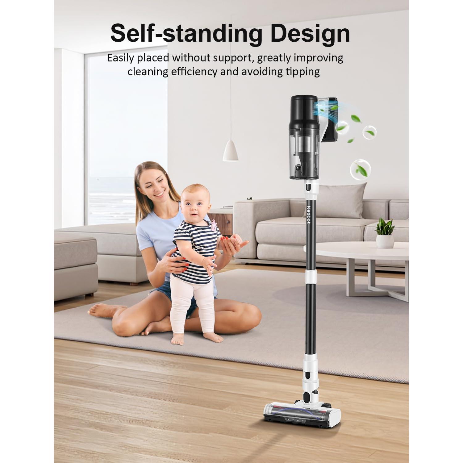 Aspiradora Inalámbrica Neobot V10 380W Auto-Standing 50min