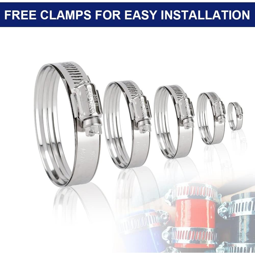 Kit de Mangueras de Radiador de Silicona PIT66 para Toyota Corolla AE86 1983-1987 - Rojo