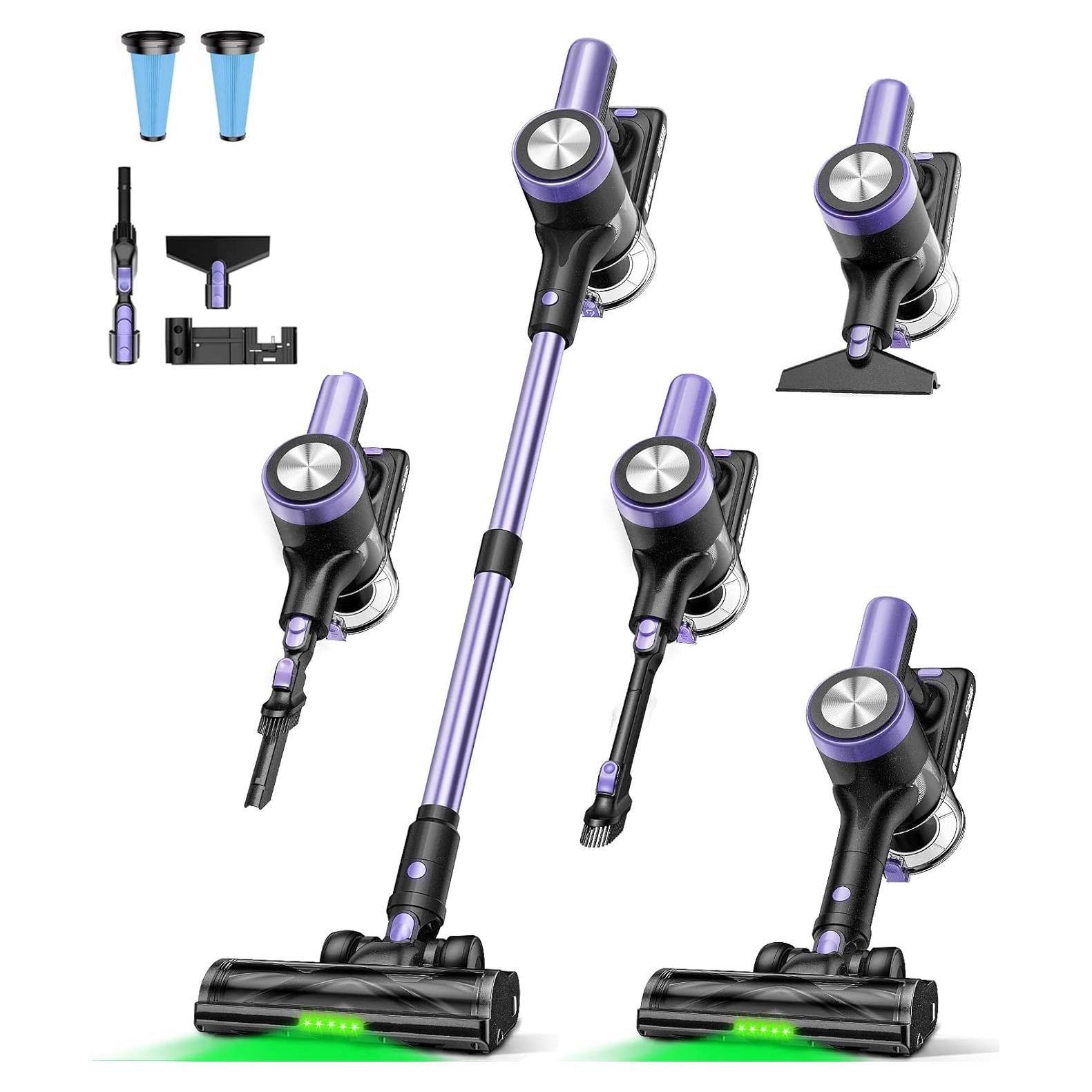 Aspiradora Inalámbrica OIRFND H28 500W 55 Minutos con Filtro HEPA