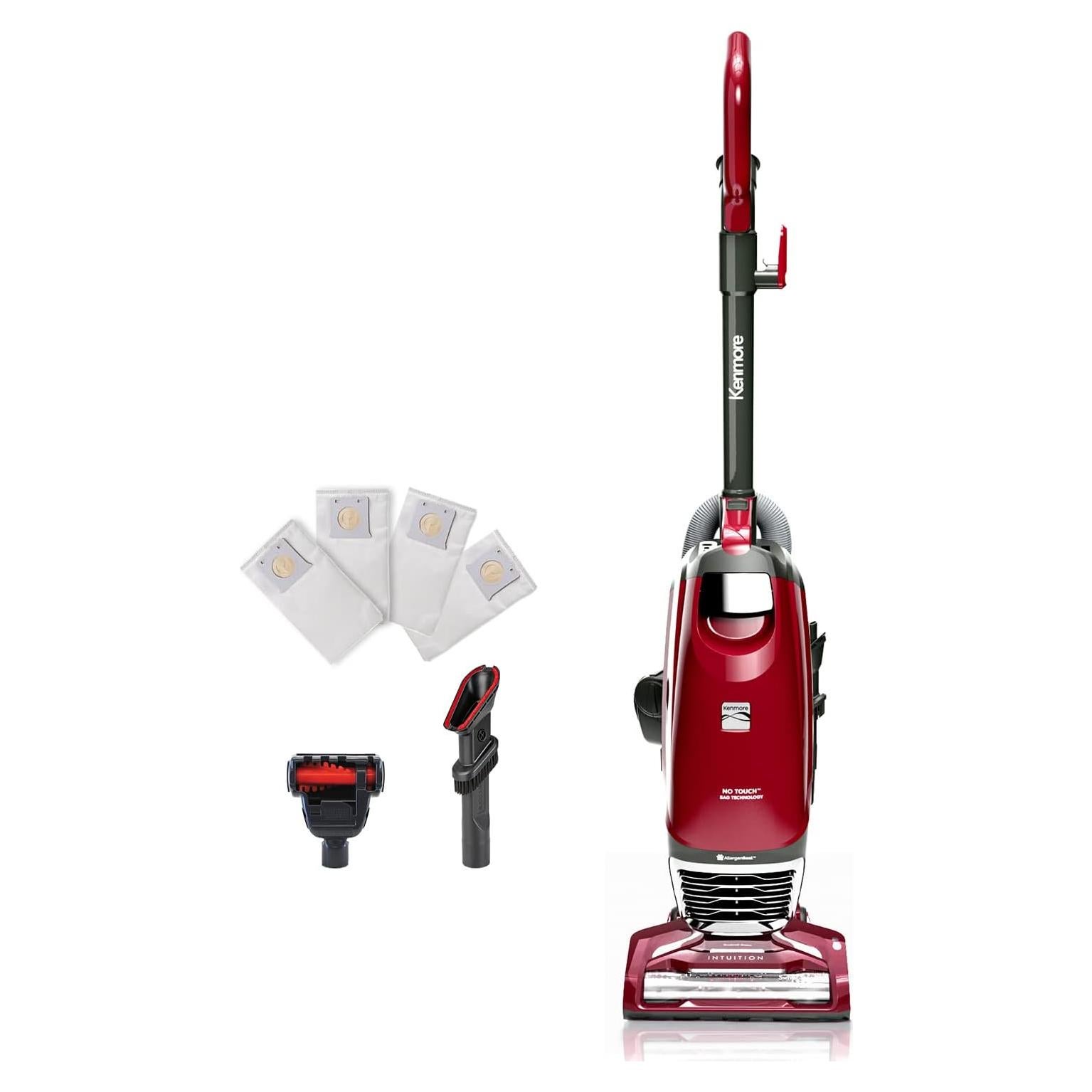 Aspiradora Vertical Kenmore BU3040 Intuition 5.44 kg HEPA Rojo