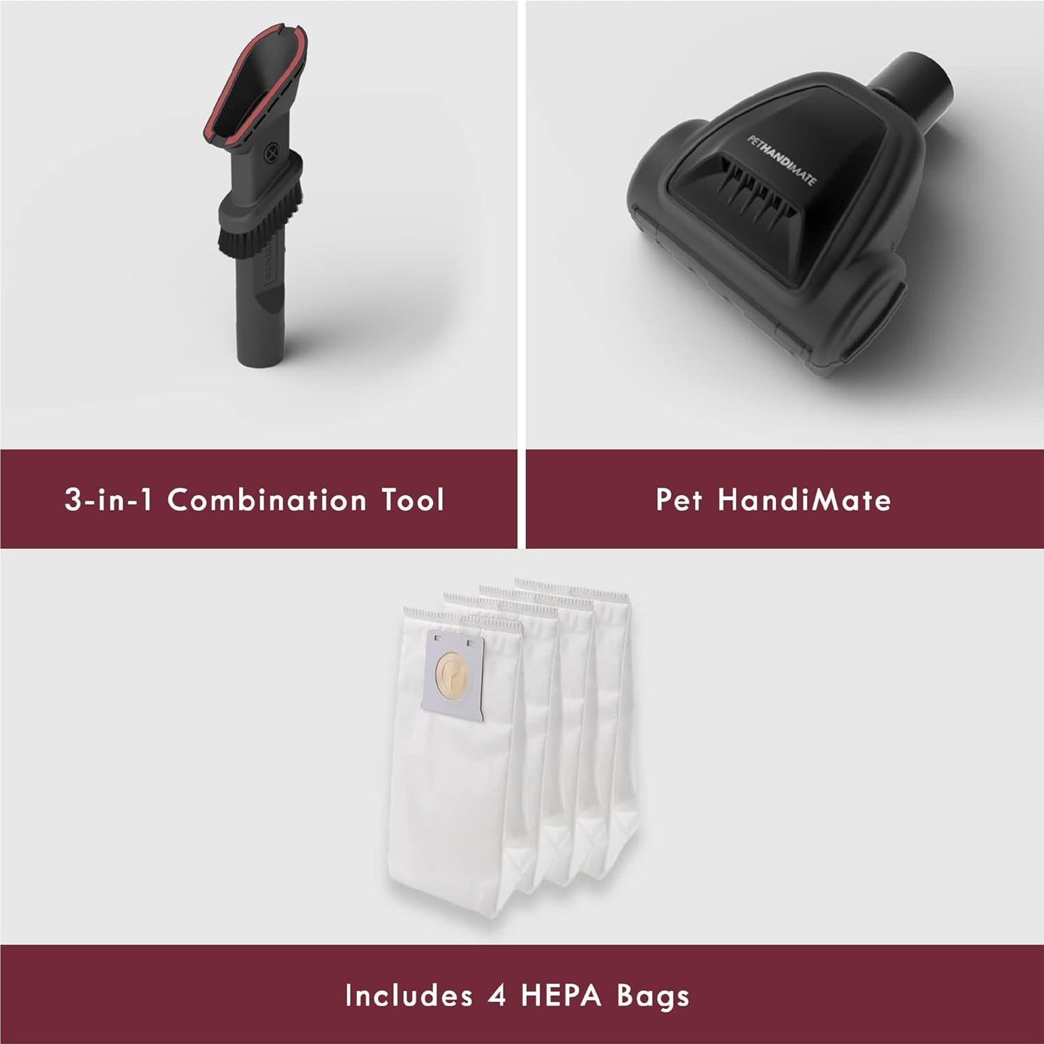 Aspiradora Vertical Kenmore BU3040 Intuition 5.44 kg HEPA Rojo