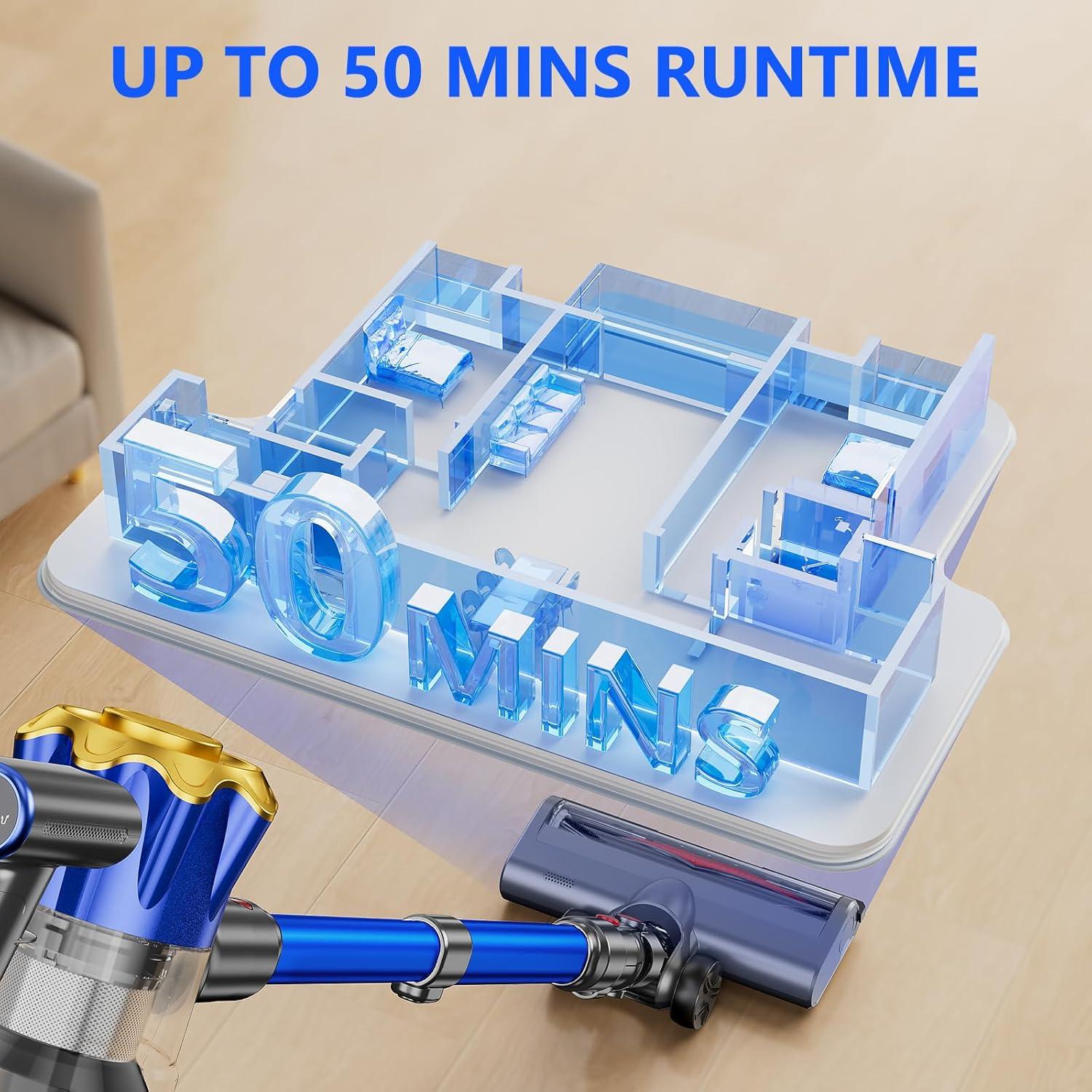 Aspiradora Inalámbrica MBYULO XCQ-EHBR-A001 450W 50min