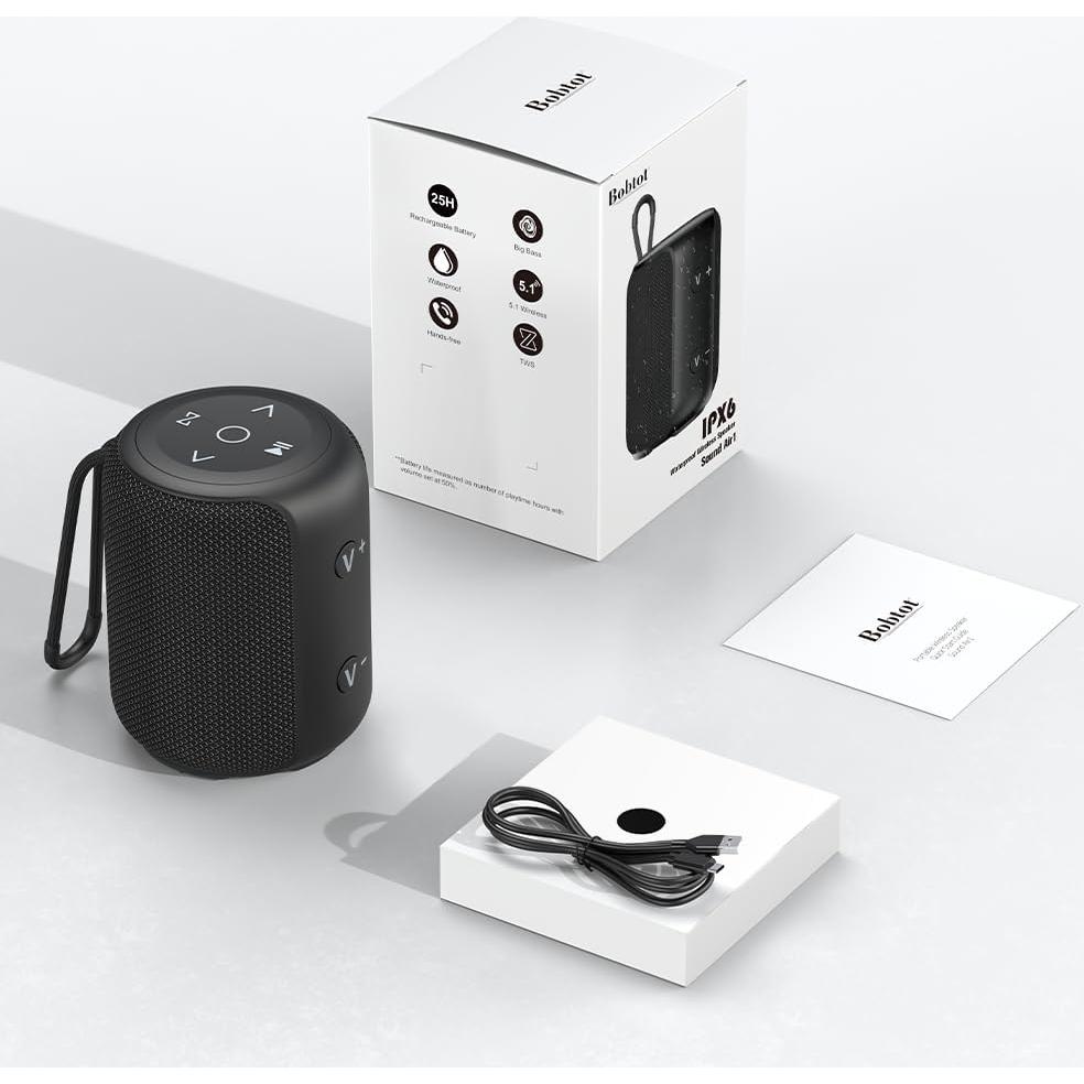 Altavoz Portátil Bluetooth Bobtot ET23 Impermeable IPX6 15H