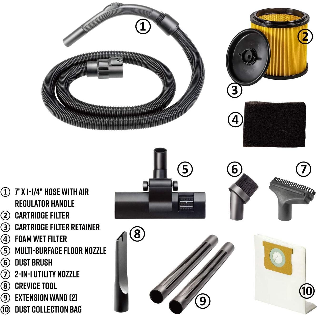 Aspiradora Húmeda/Seca Vacmaster VQ607SFD 6 Galones 3 HP